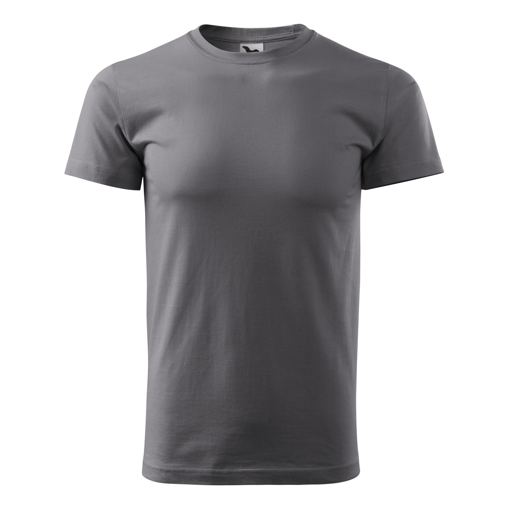Tricou pentru bărbaţi Basic 129 Gri metalic M