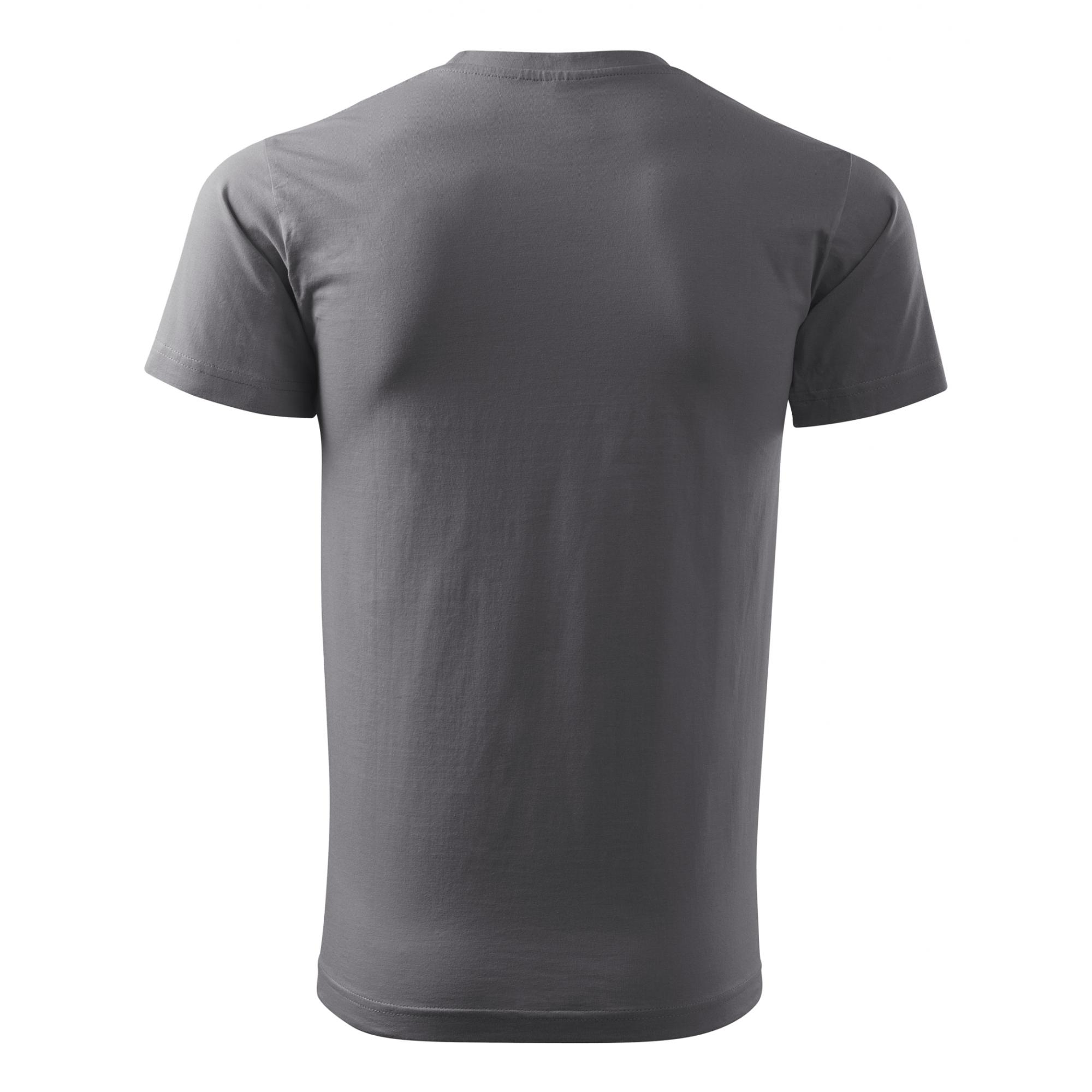 Tricou pentru bărbaţi Basic 129 Gri metalic S