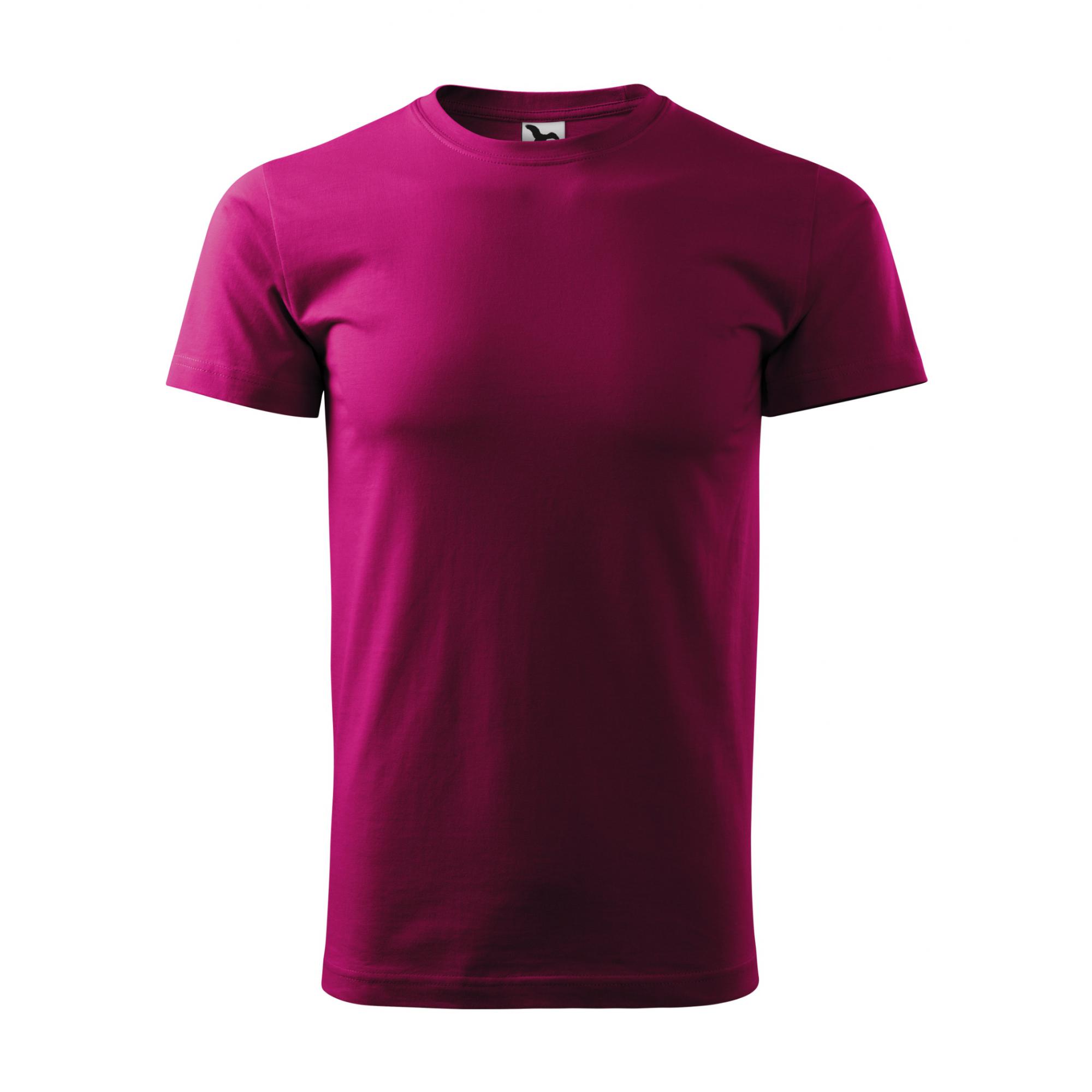 Tricou pentru bărbaţi Basic 129 Rosu fucsie S