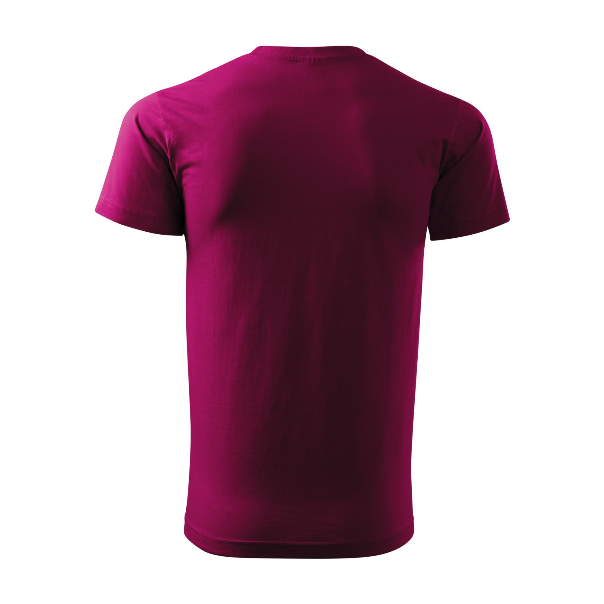 Tricou pentru bărbaţi Basic 129 Rosu fucsie S