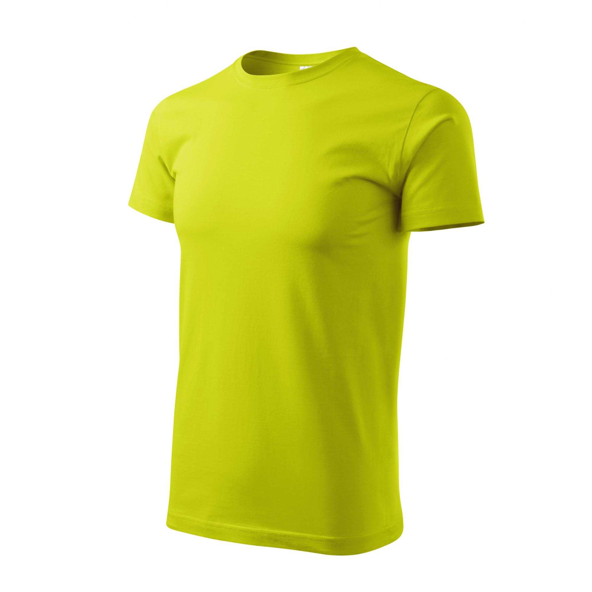 Tricou pentru bărbaţi Basic 129 Lime 4XL