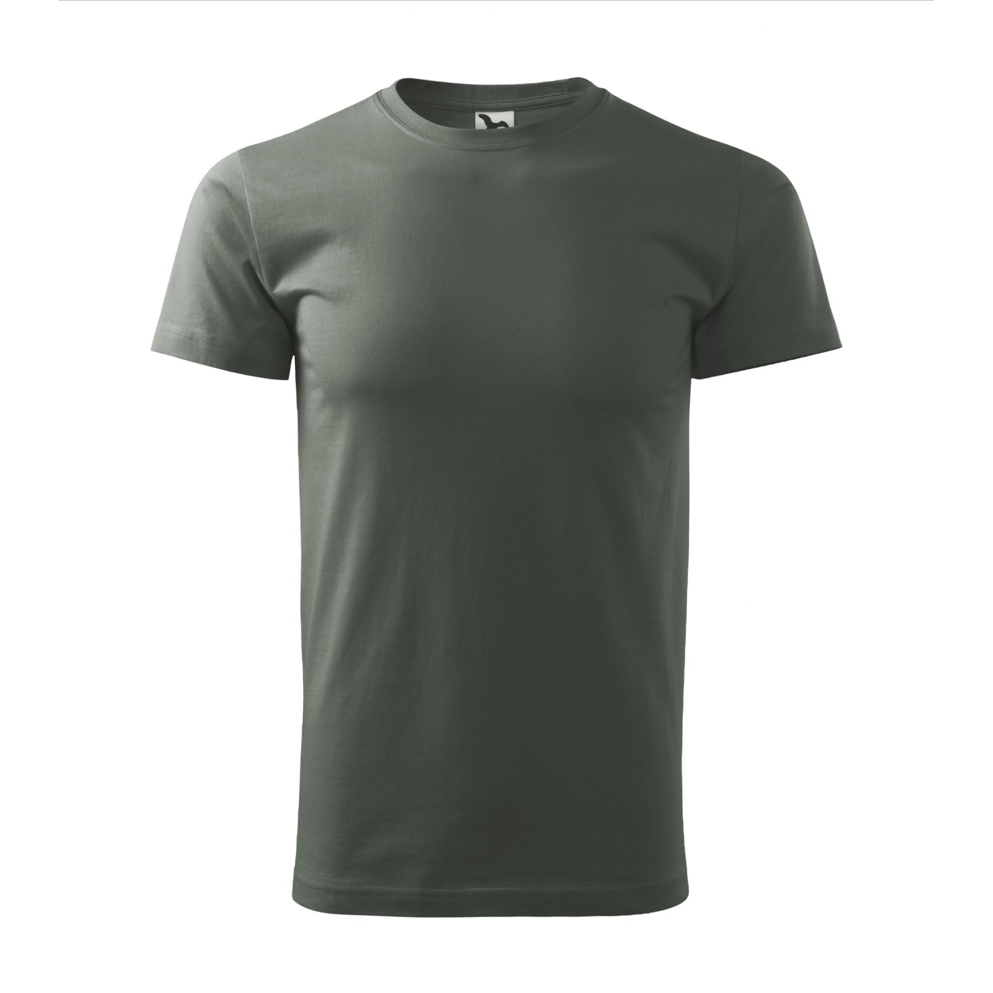 Tricou pentru bărbaţi Basic 129 Gri ardezie 3XL