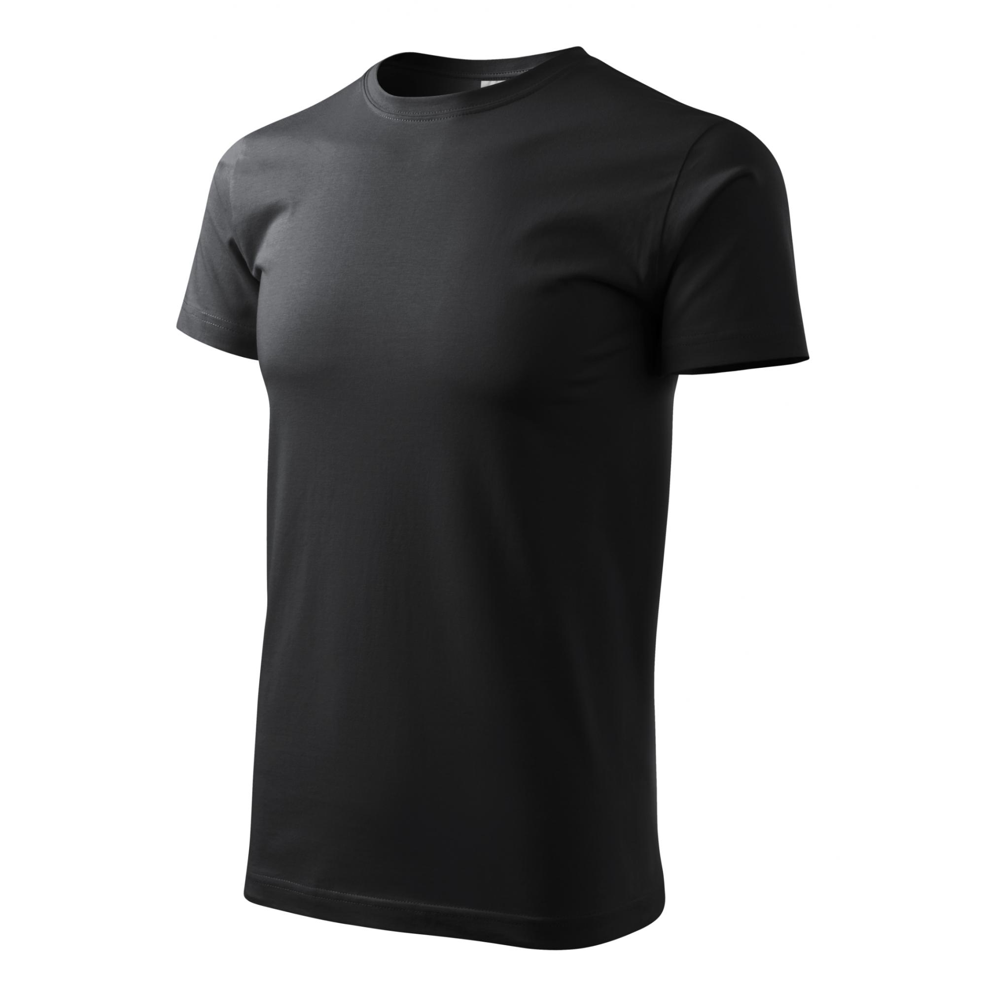 Tricou pentru bărbaţi Basic 129 Ebony gray 4XL