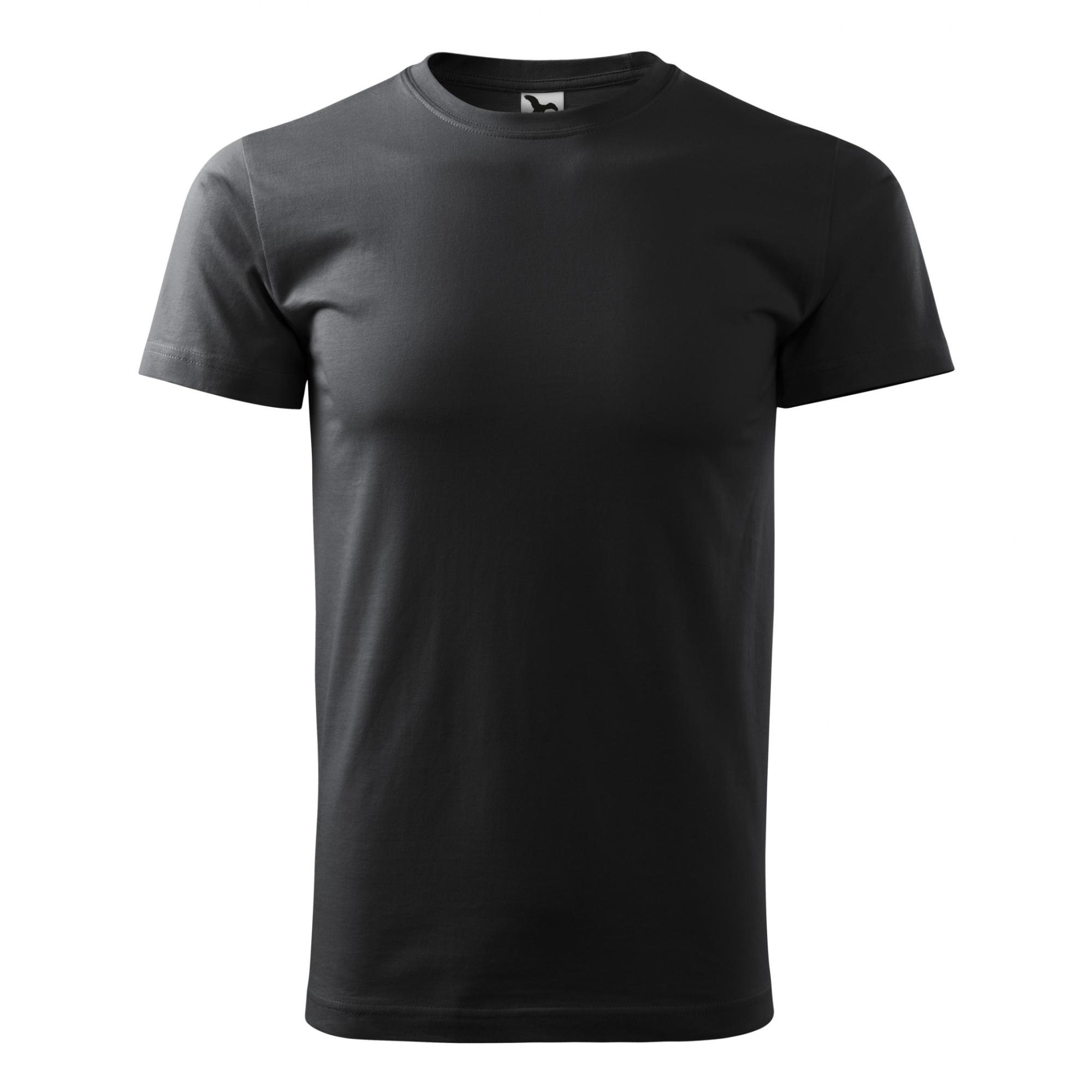 Tricou pentru bărbaţi Basic 129 Ebony gray 3XL