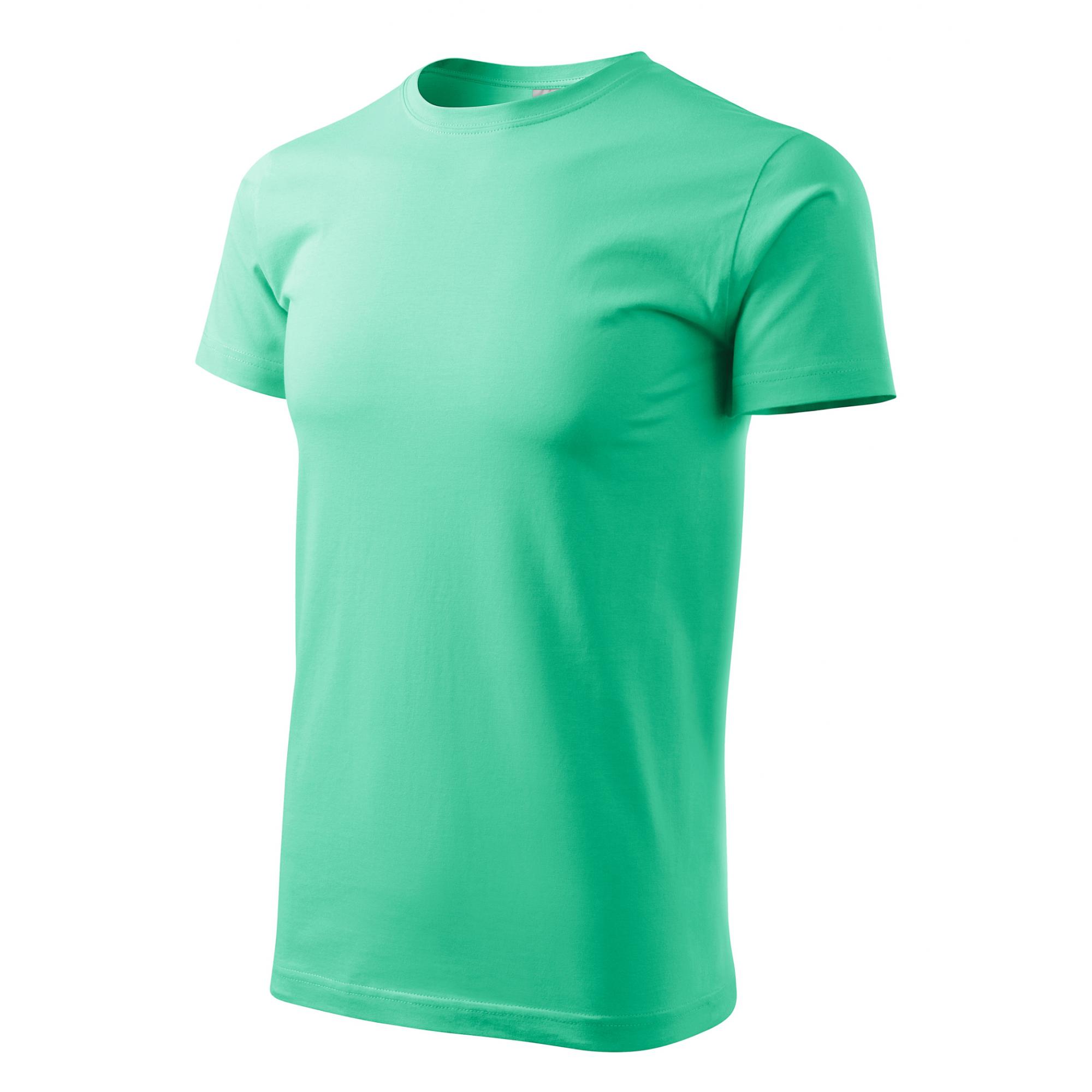 Tricou pentru bărbaţi Basic 129 Verde menta 4XL