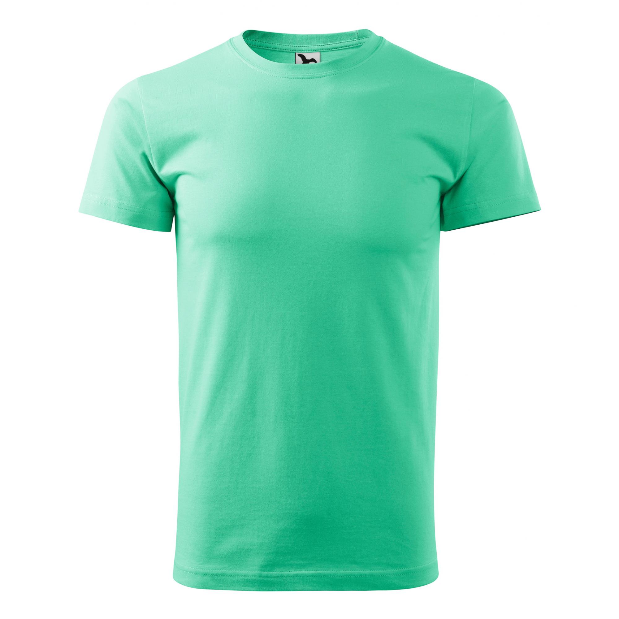 Tricou pentru bărbaţi Basic 129 Verde menta 3XL