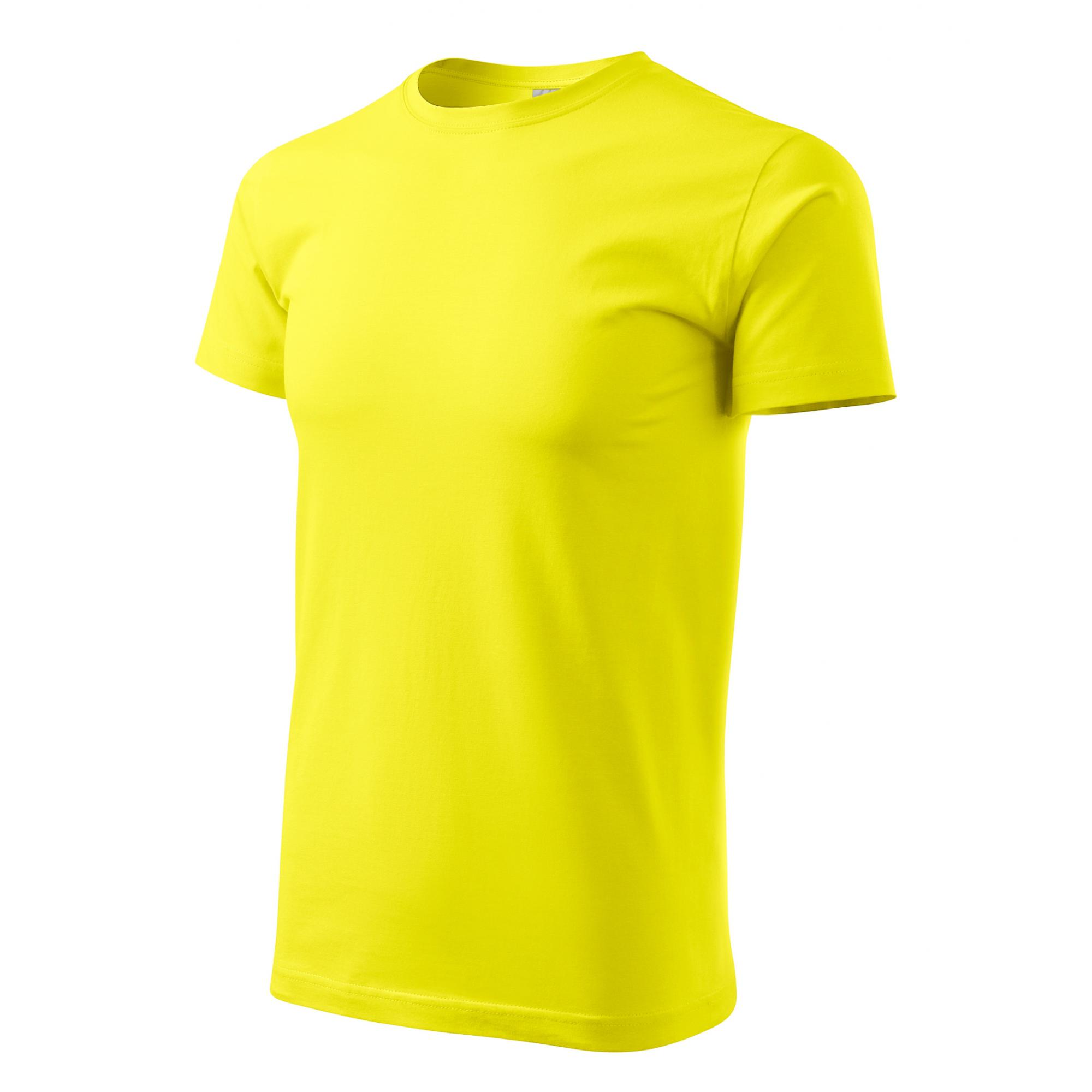 Tricou pentru bărbaţi Basic 129 Lamâie 4XL