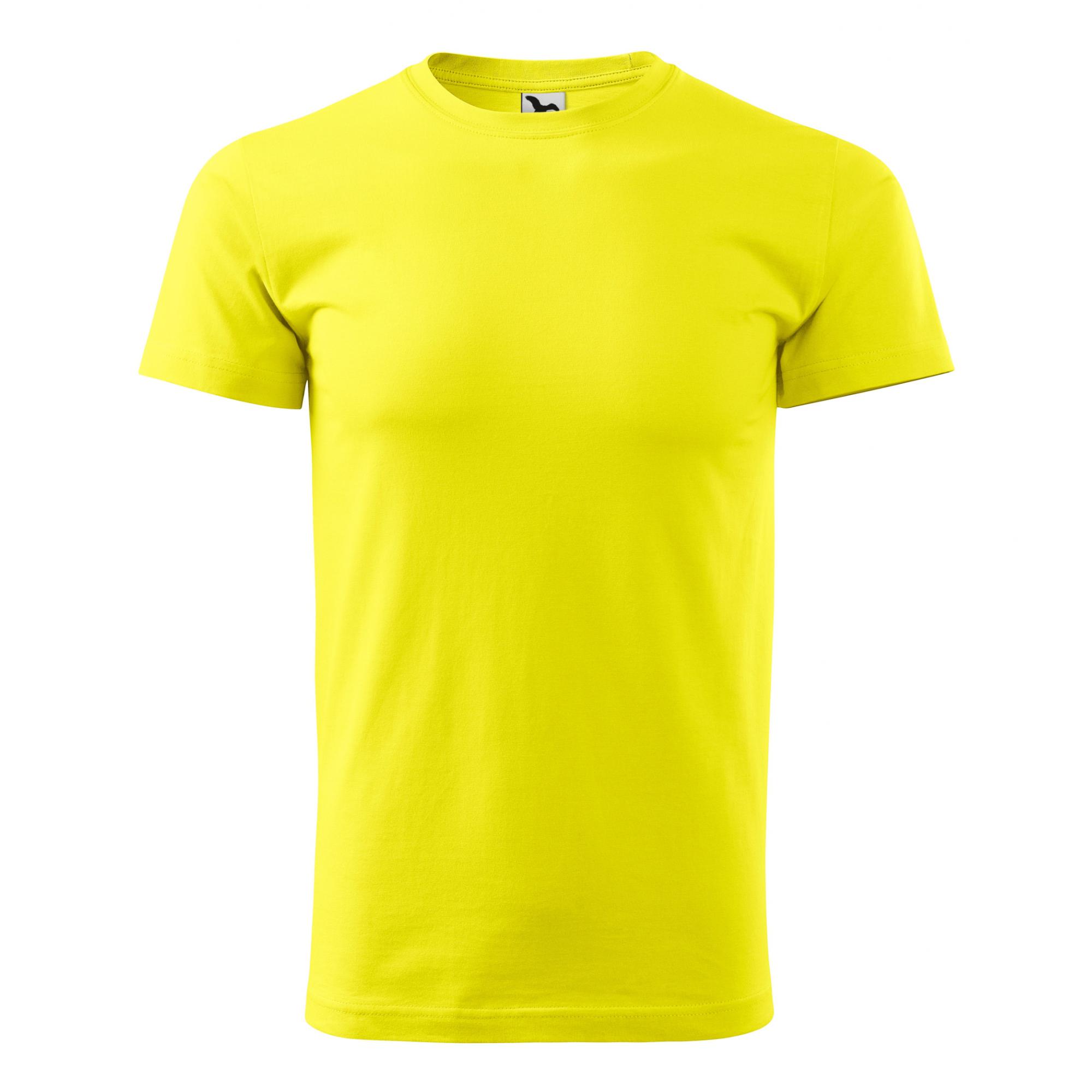 Tricou pentru bărbaţi Basic 129 Lamâie 3XL