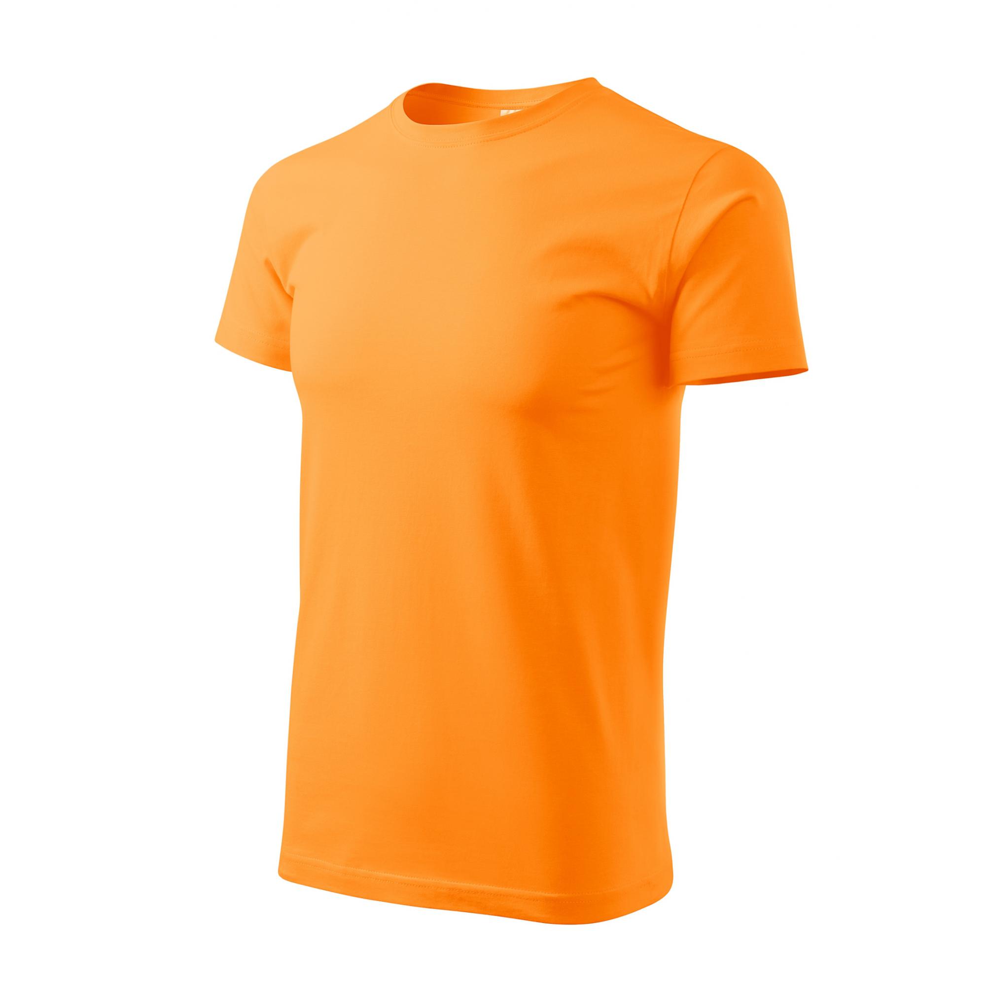 Tricou pentru bărbaţi Basic 129 Tangerine orange 3XL