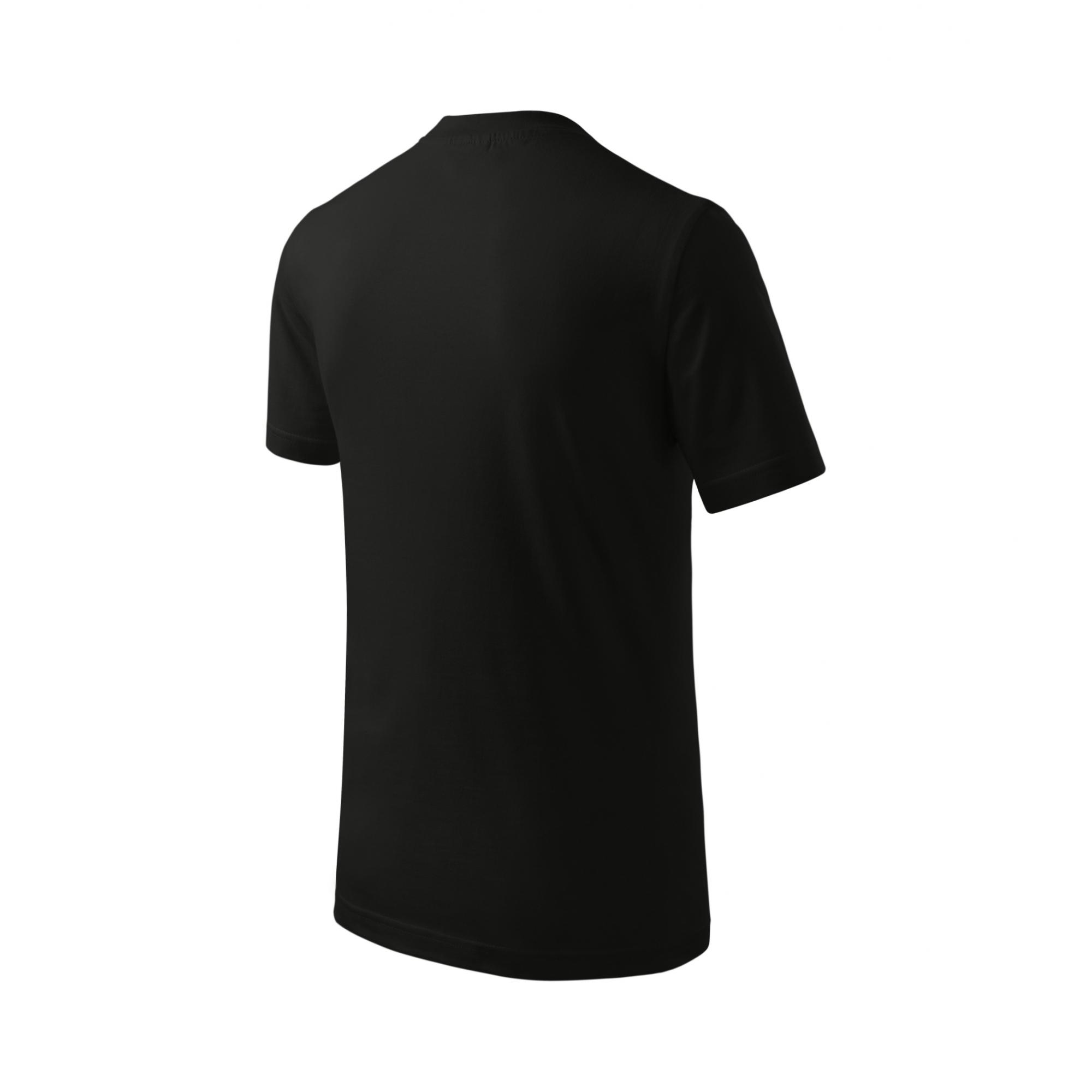 Tricou pentru copii Basic 138 Negru 8ani