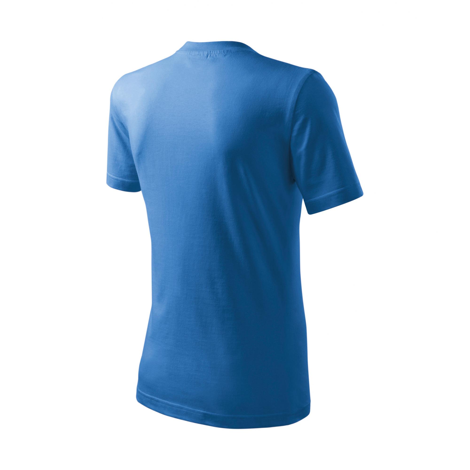 Tricou pentru copii Basic 138 Albastru azuriu 6ani
