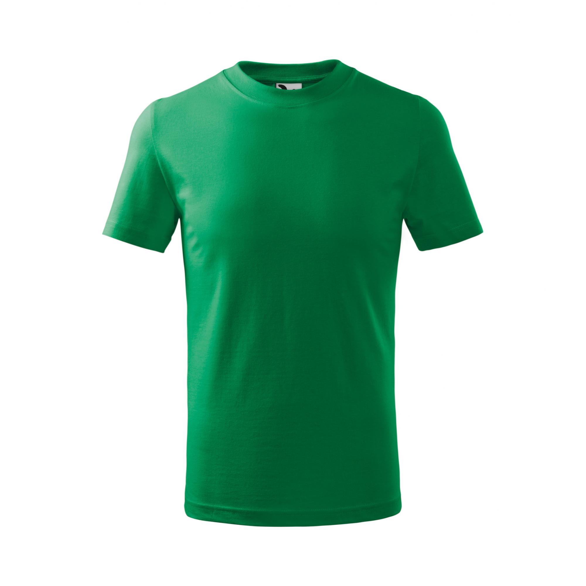 Tricou pentru copii Basic 138 Verde mediu 10ani