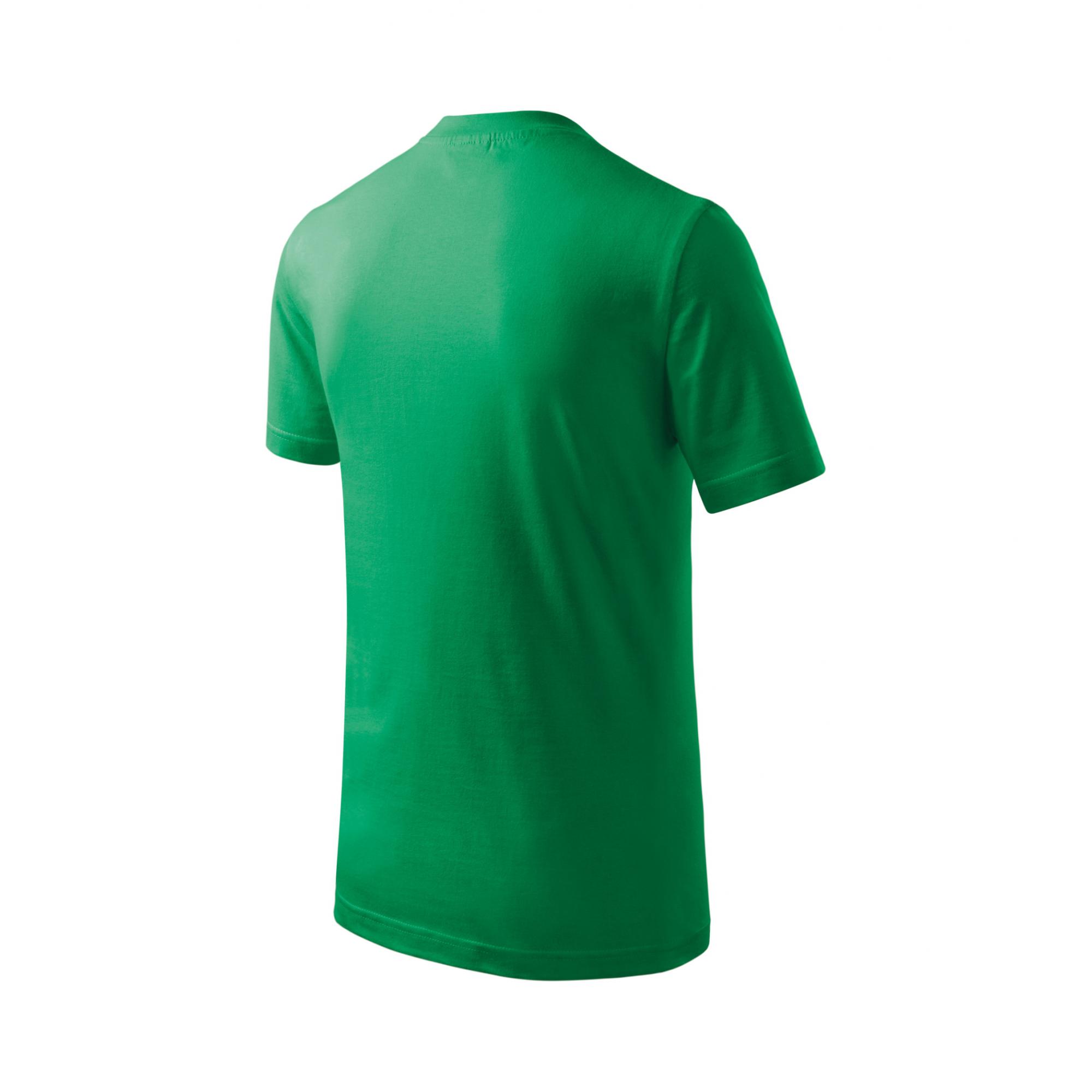 Tricou pentru copii Basic 138 Verde mediu 10ani
