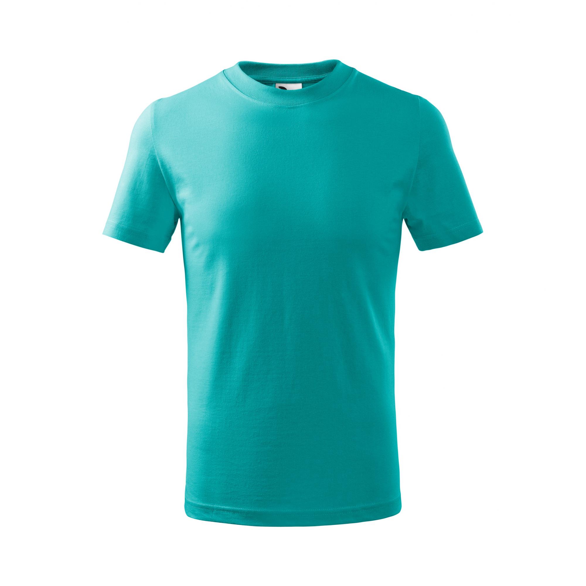 Tricou pentru copii Basic 138 Verde smarald 12ani
