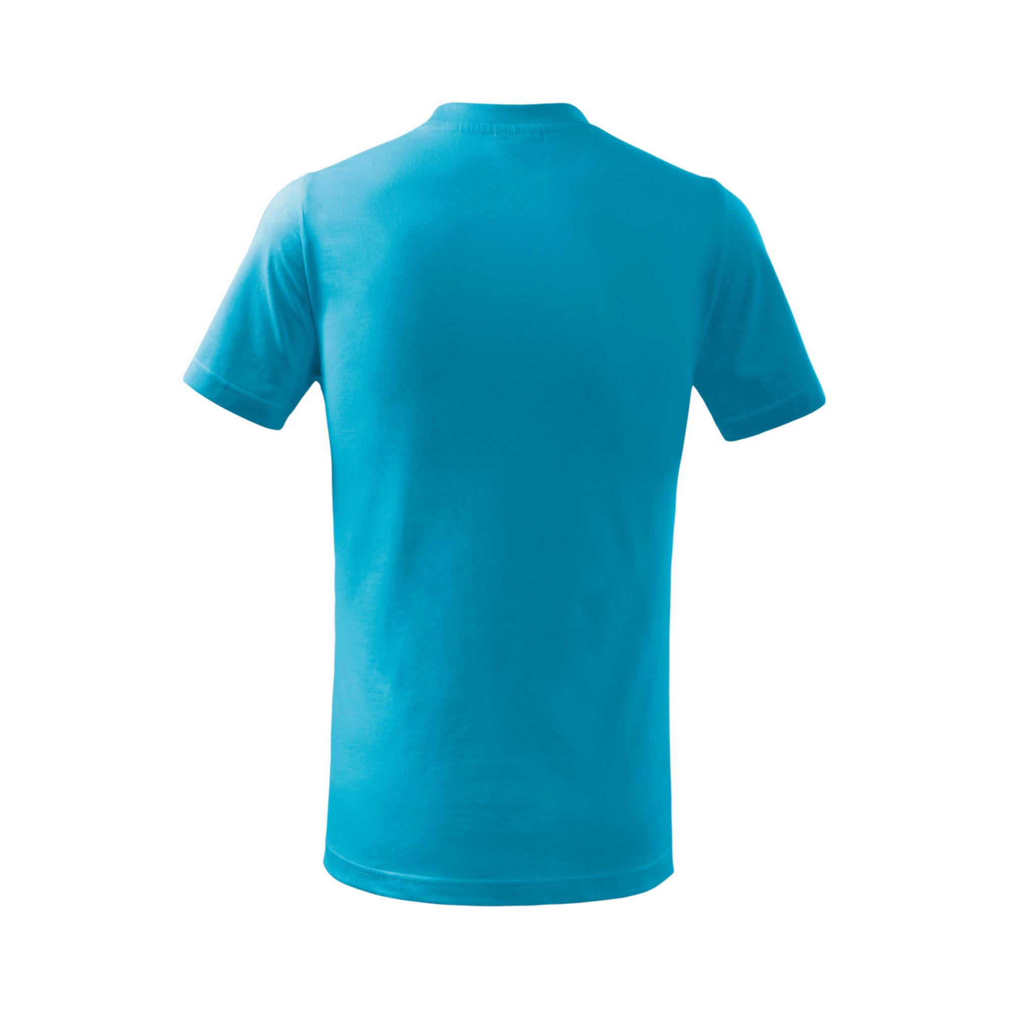 Tricou pentru copii Basic 138 Turcoaz 8ani