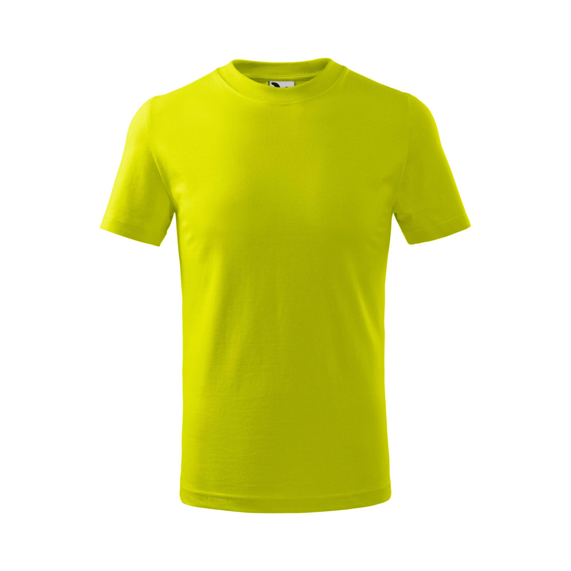 Tricou pentru copii Basic 138 Lime 12ani