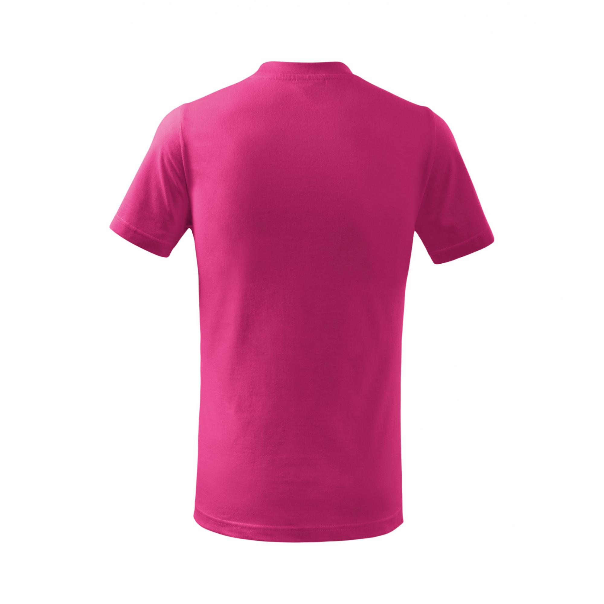 Tricou pentru copii Basic 138 Roz zmeura 8ani