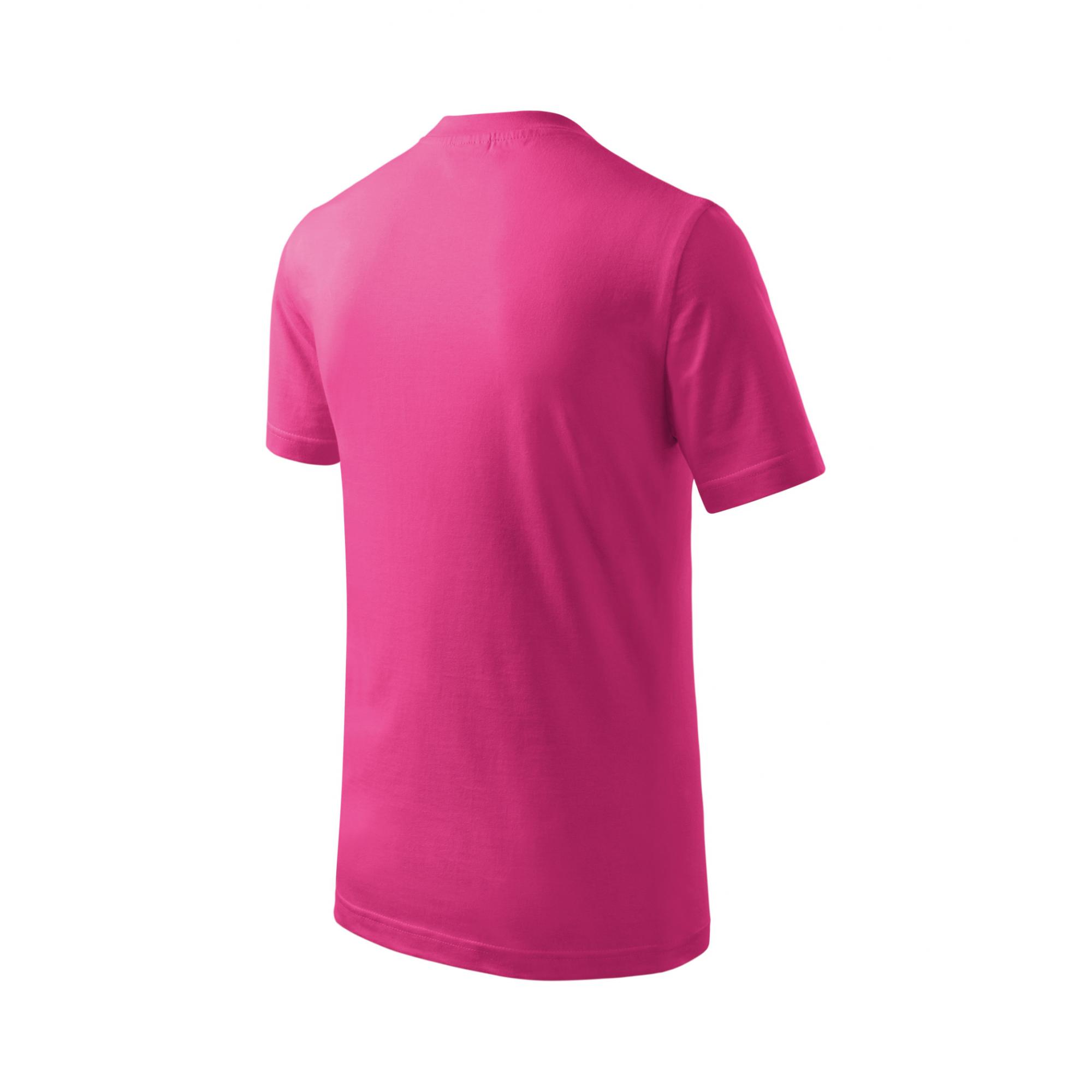 Tricou pentru copii Basic 138 Roz zmeura 8ani