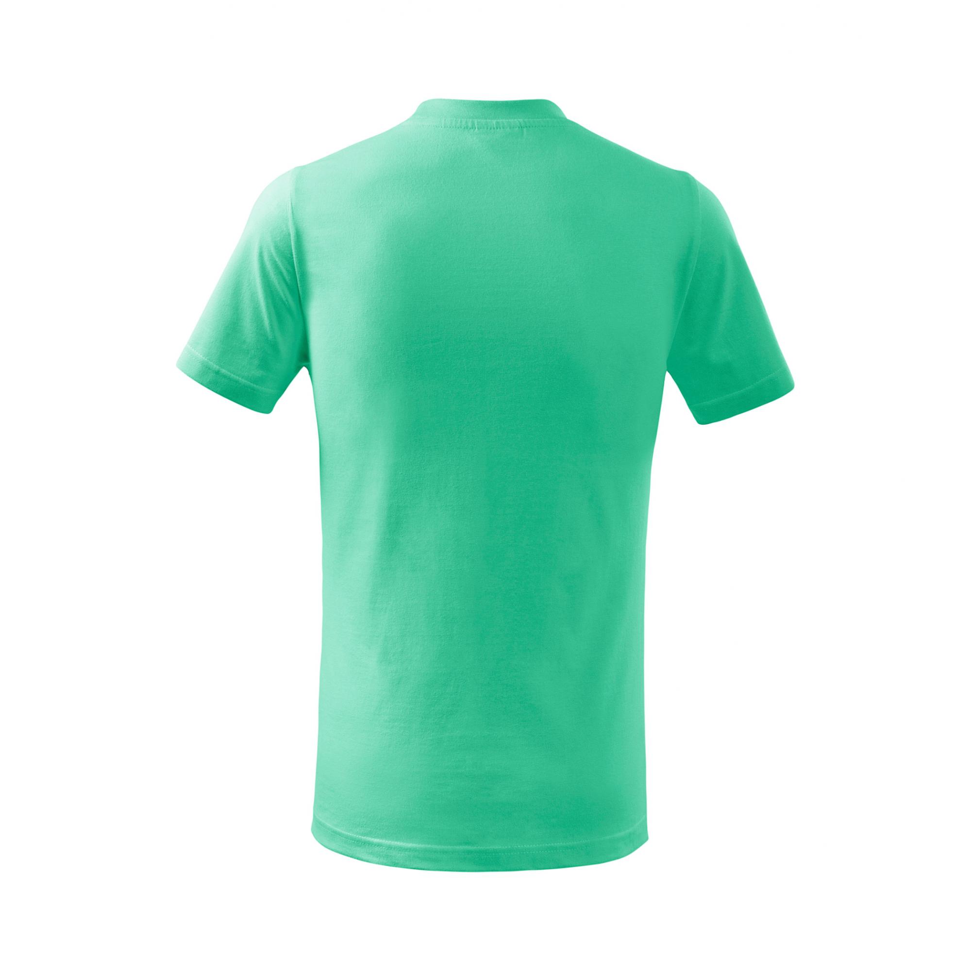 Tricou pentru copii Basic 138 Verde menta 8ani