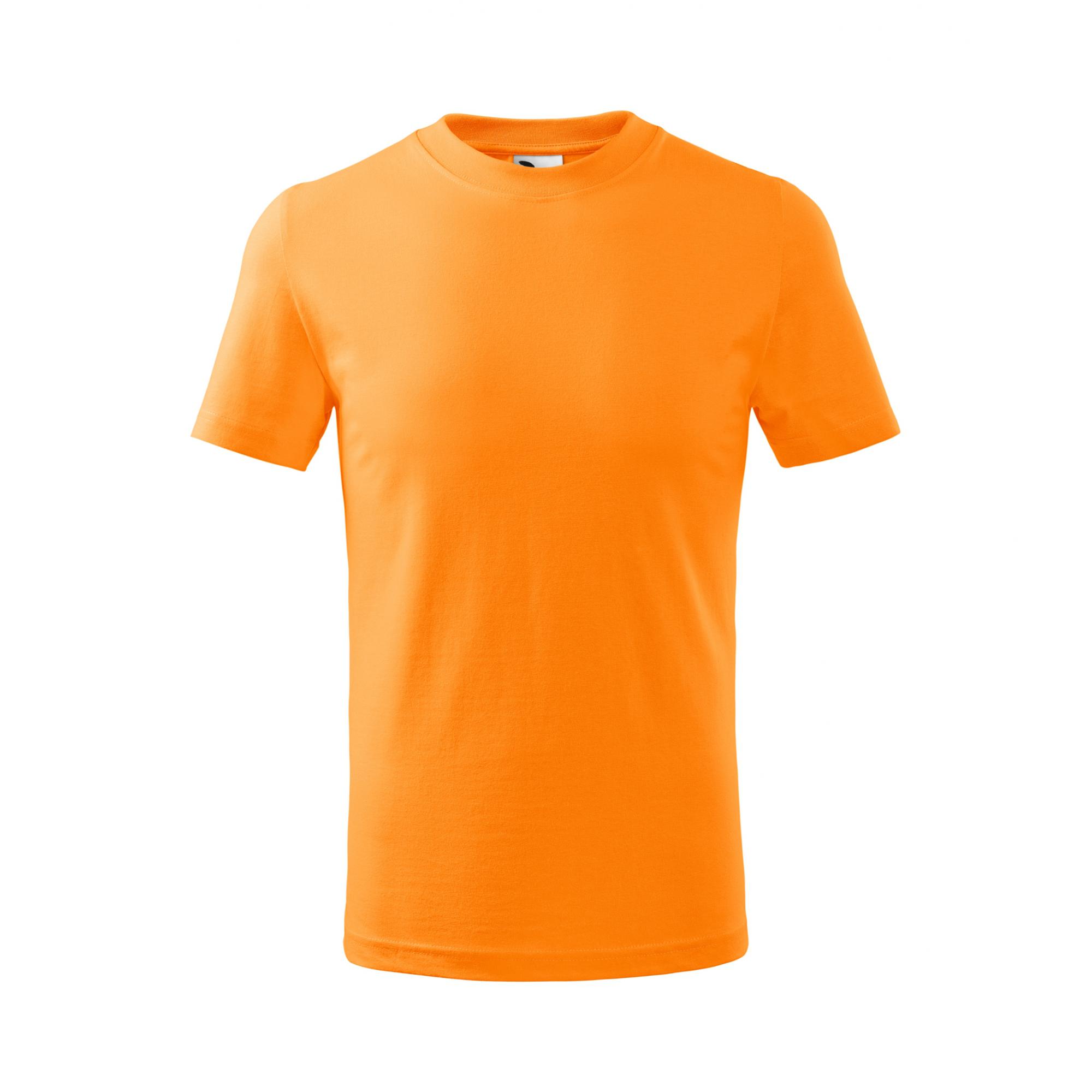 Tricou pentru copii Basic 138 Tangerine orange 8ani