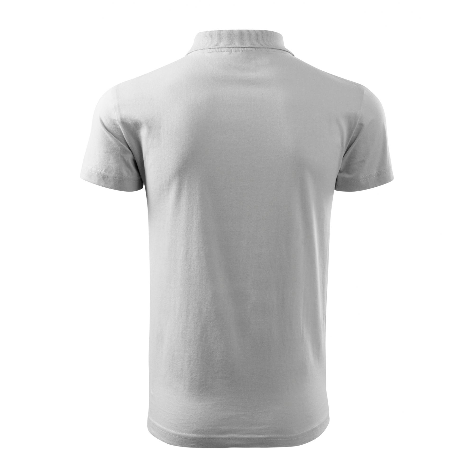 Tricou polo pentru bărbaţi Single J. 202 Alb S