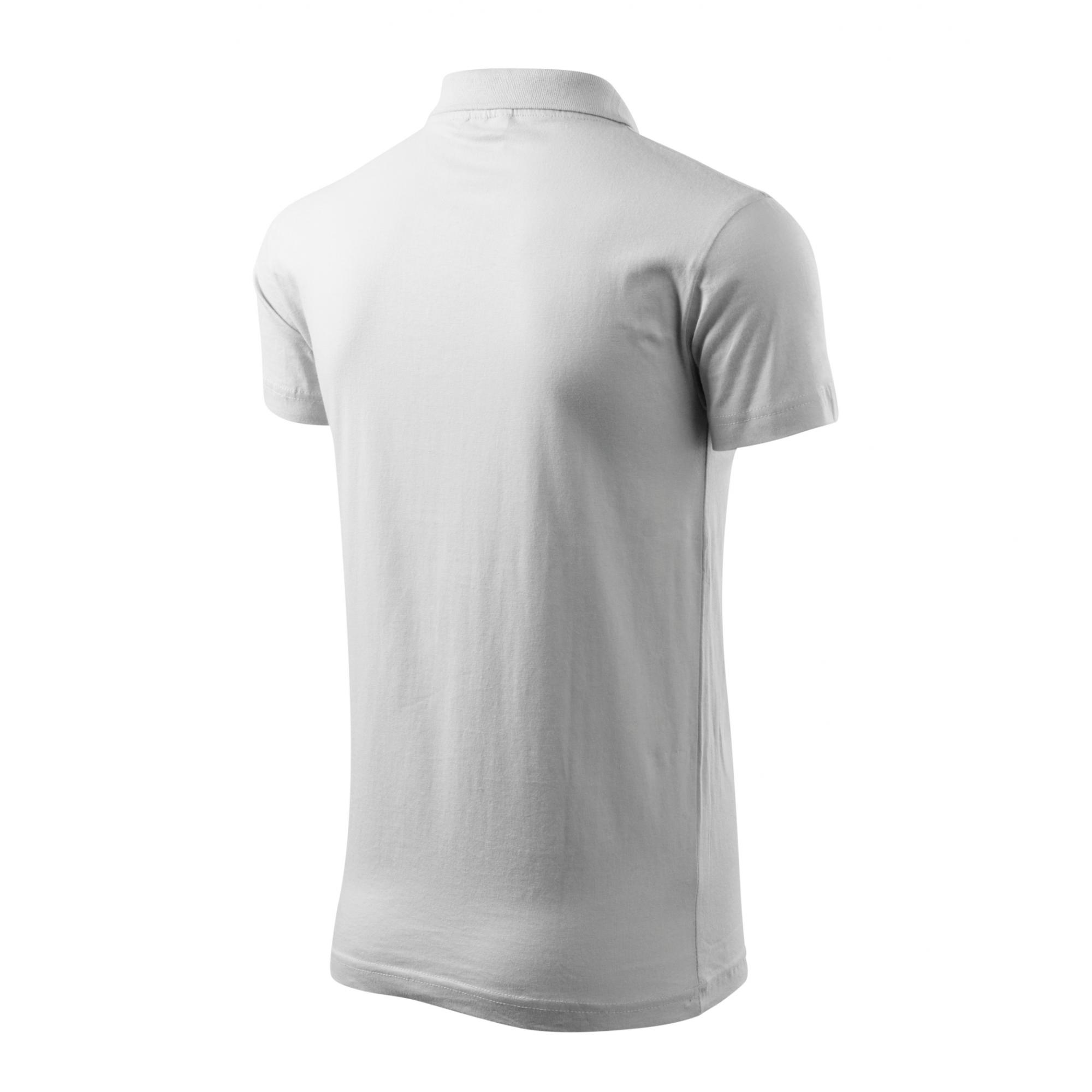 Tricou polo pentru bărbaţi Single J. 202 Alb S