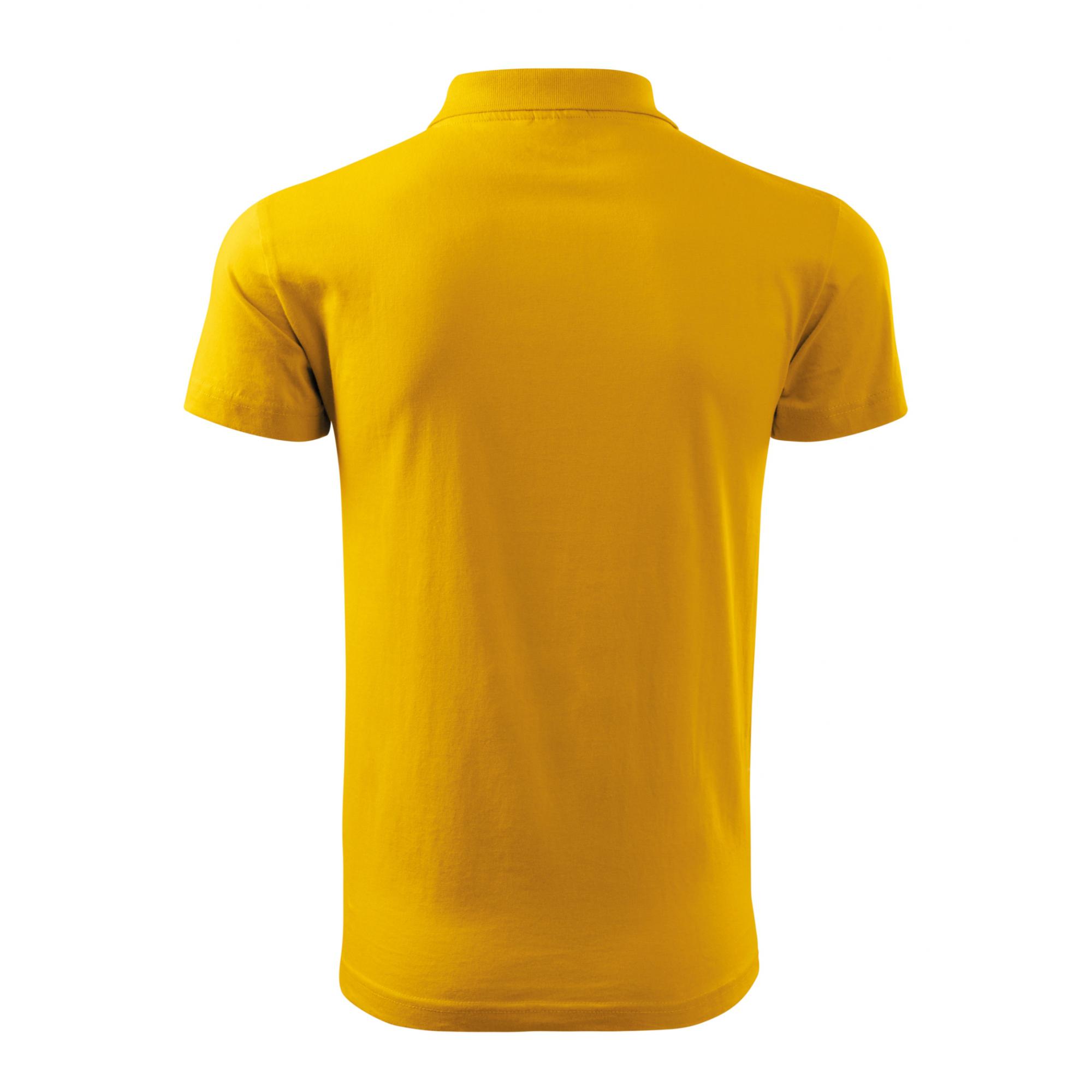Tricou polo pentru bărbaţi Single J. 202 Galben S