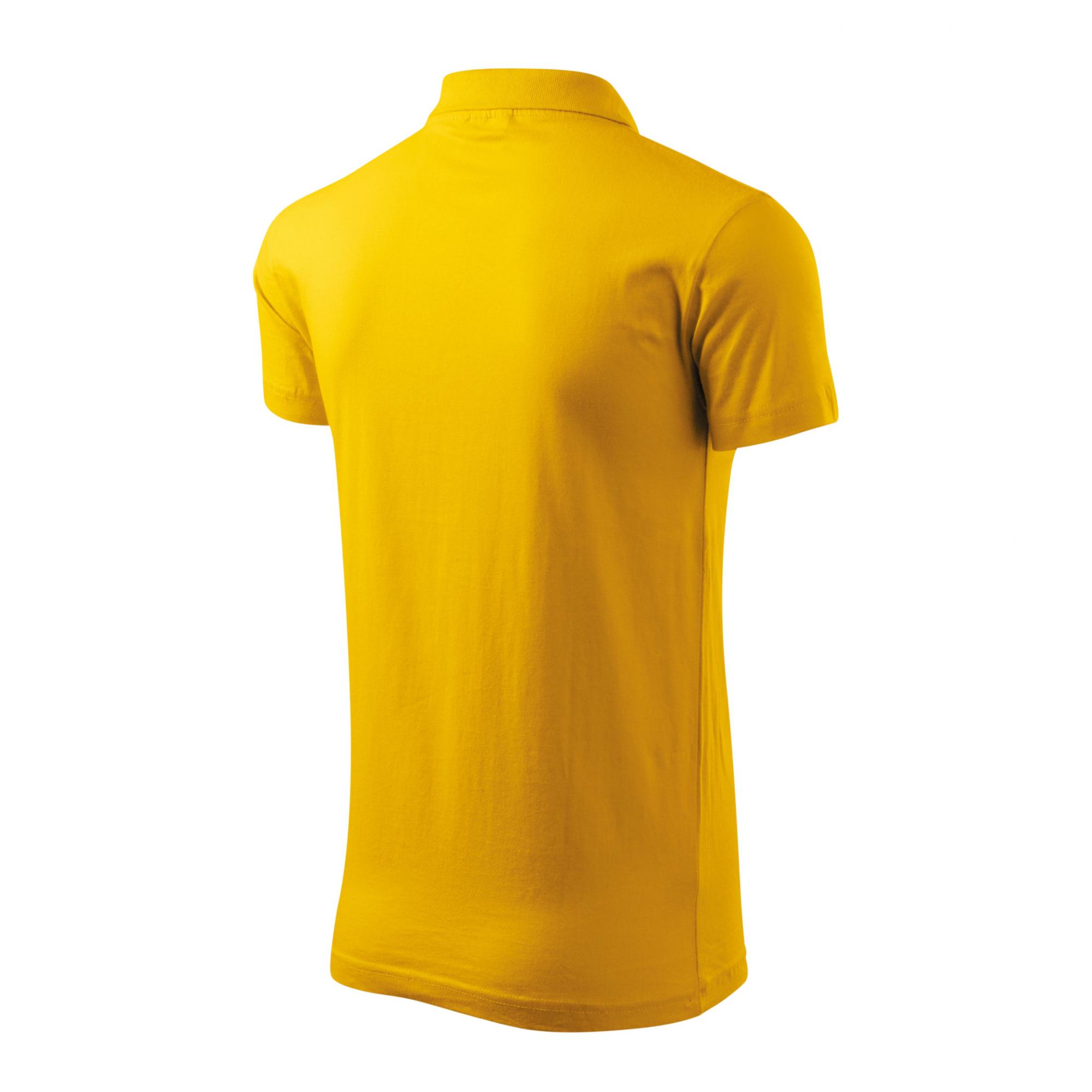 Tricou polo pentru bărbaţi Single J. 202 Galben S