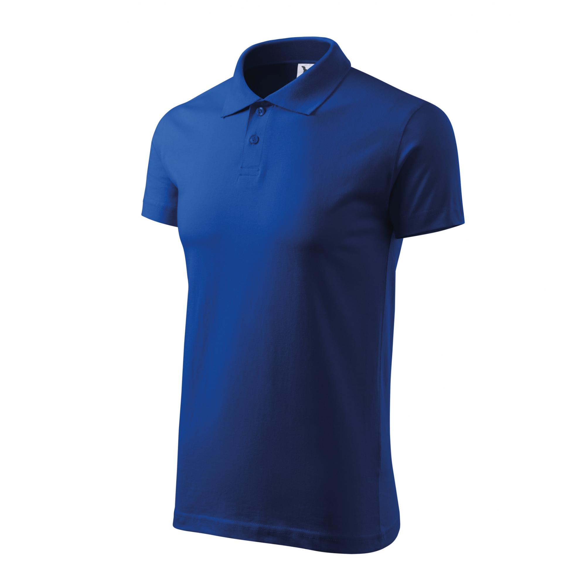 Tricou polo pentru bărbaţi Single J. 202 Albastru regal
