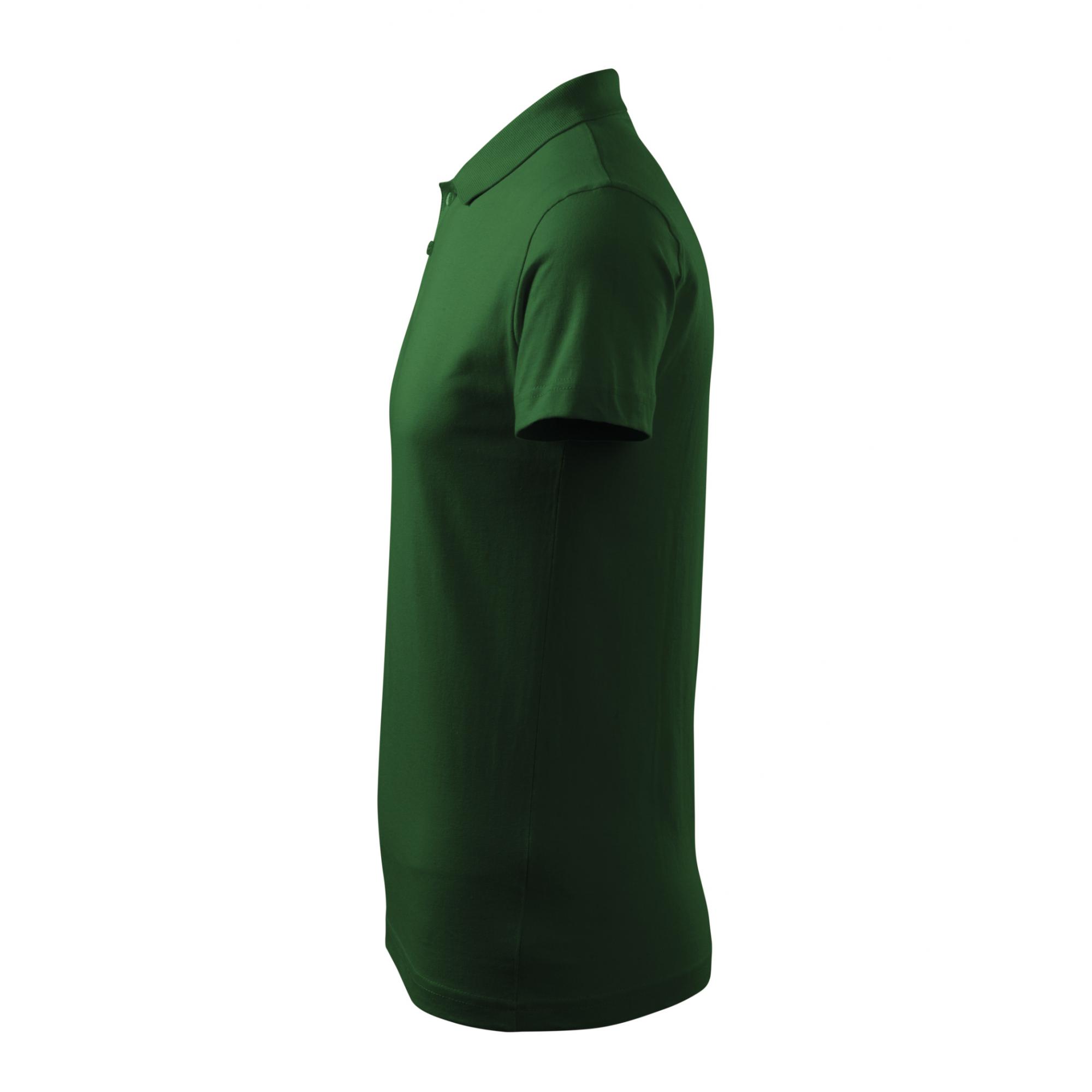Tricou polo pentru bărbaţi Single J. 202 Verde sticla L