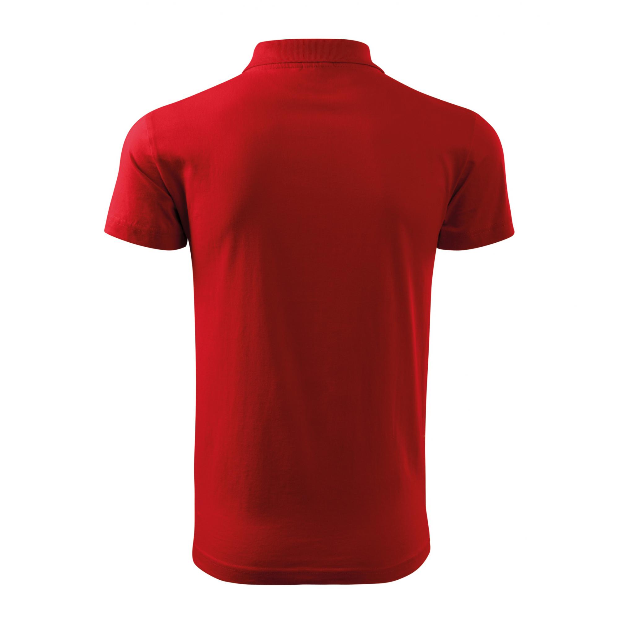 Tricou polo pentru bărbaţi Single J. 202 Rosu 3XL