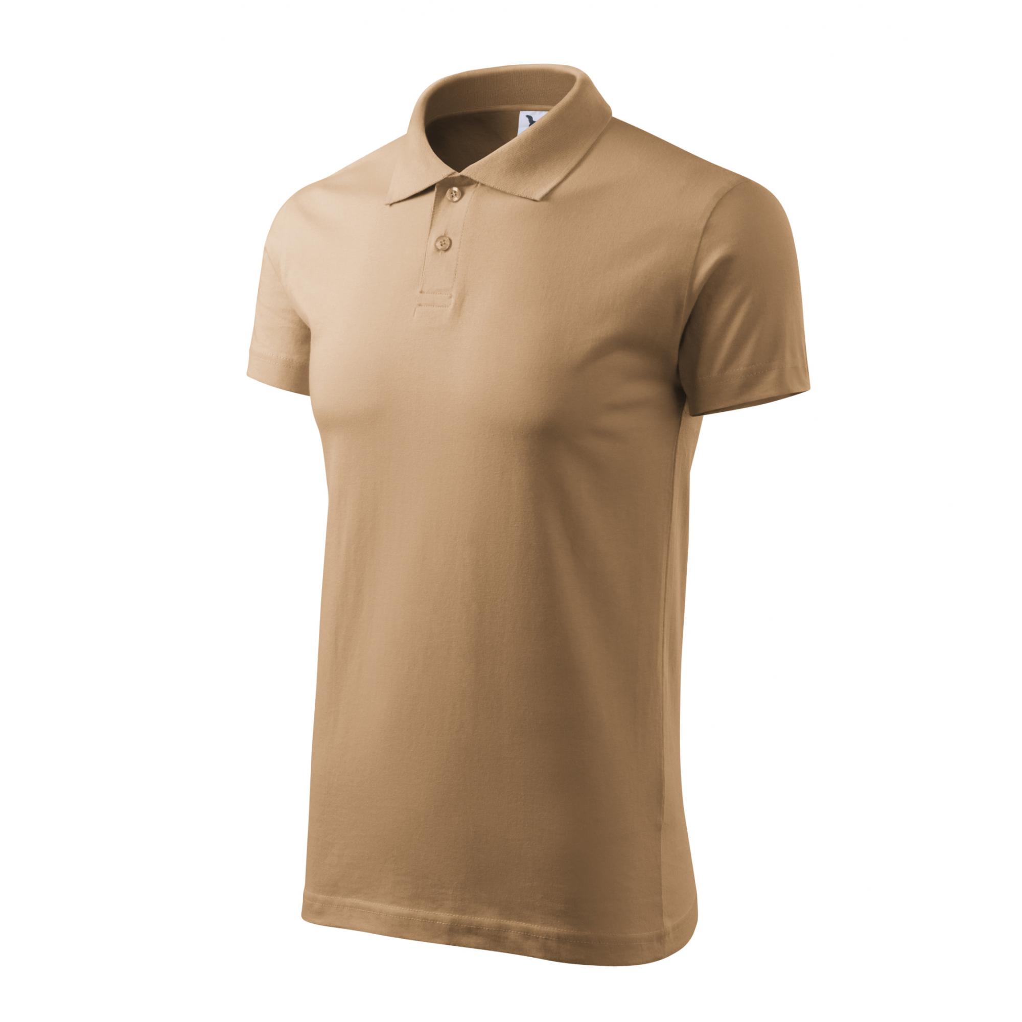 Tricou polo pentru bărbaţi Single J. 202 Nisip XXL