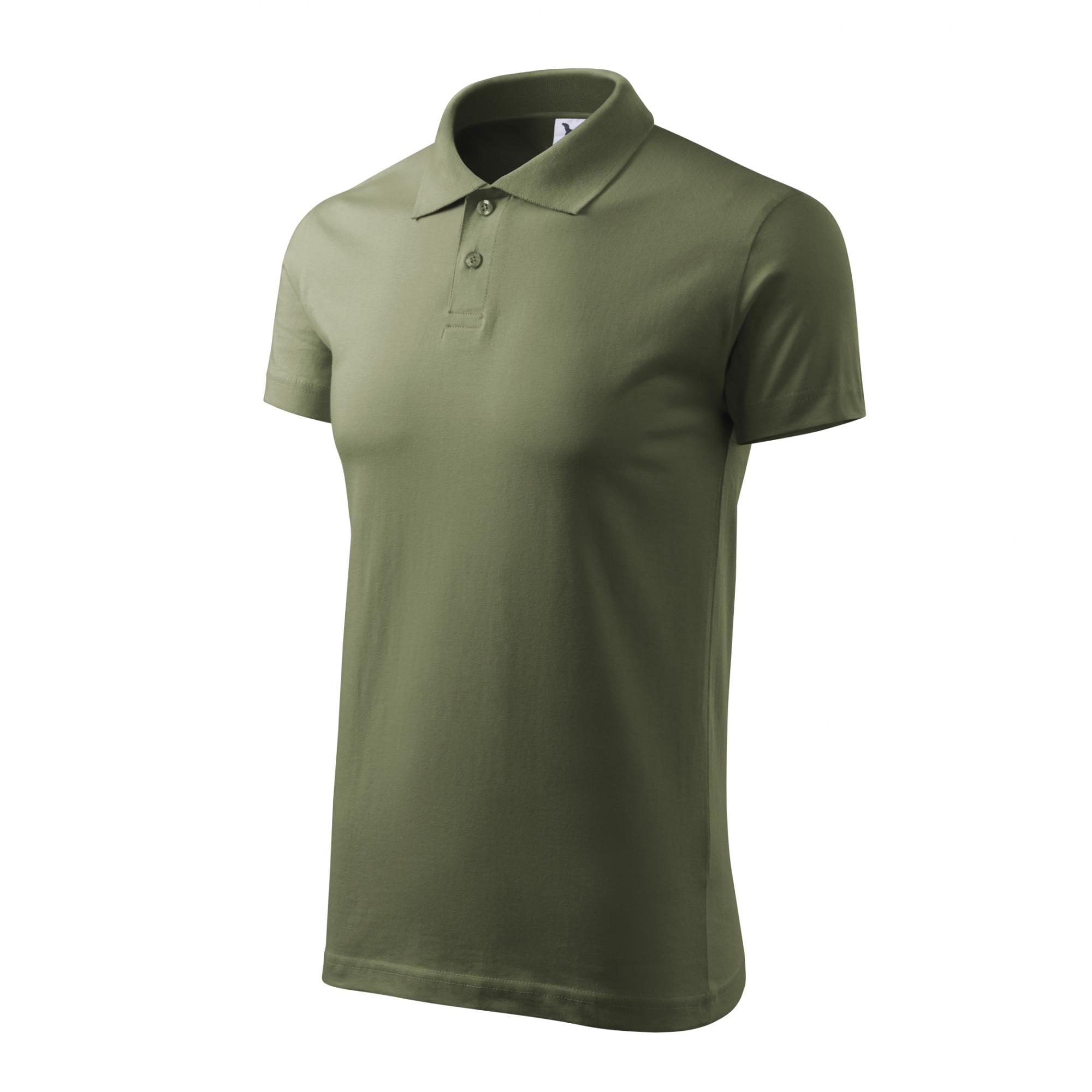Tricou polo pentru bărbaţi Single J. 202 Khaki S
