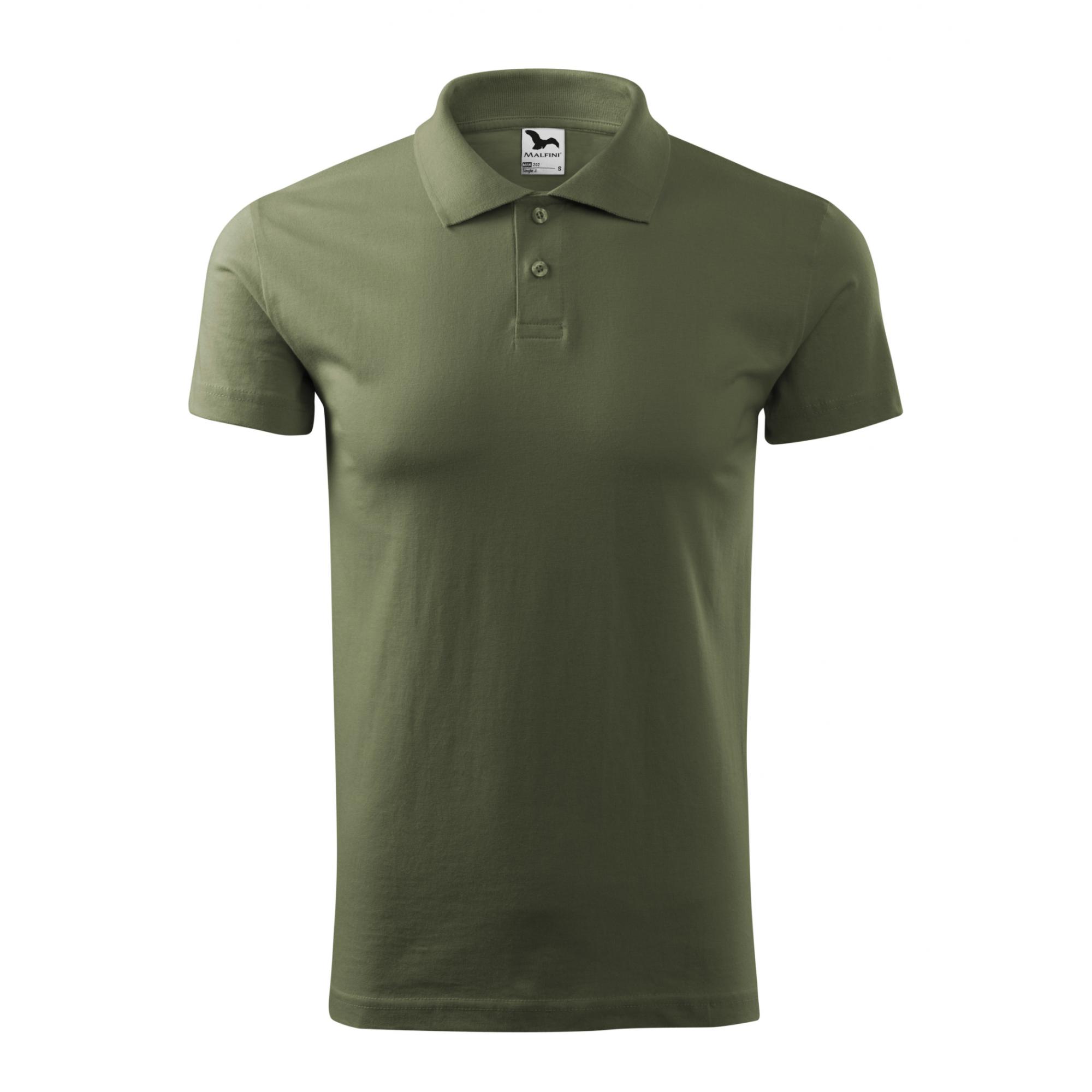 Tricou polo pentru bărbaţi Single J. 202 Khaki S