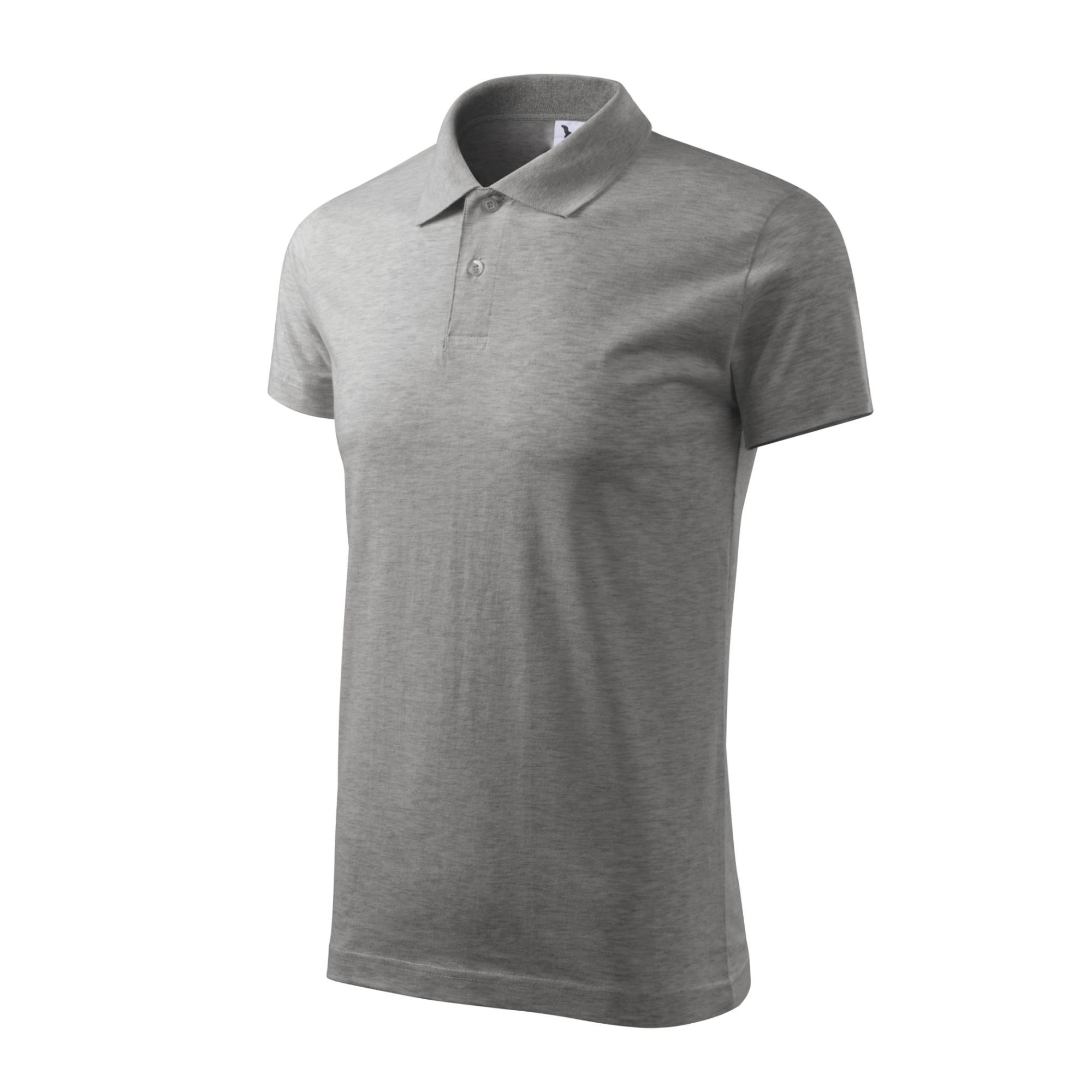 Tricou polo pentru bărbaţi Single J. 202 Gri închis