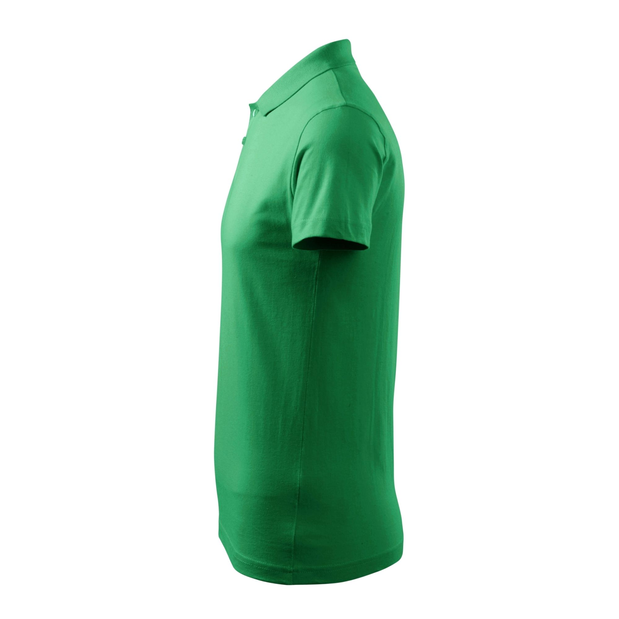 Tricou polo pentru bărbaţi Single J. 202 Verde mediu XXL