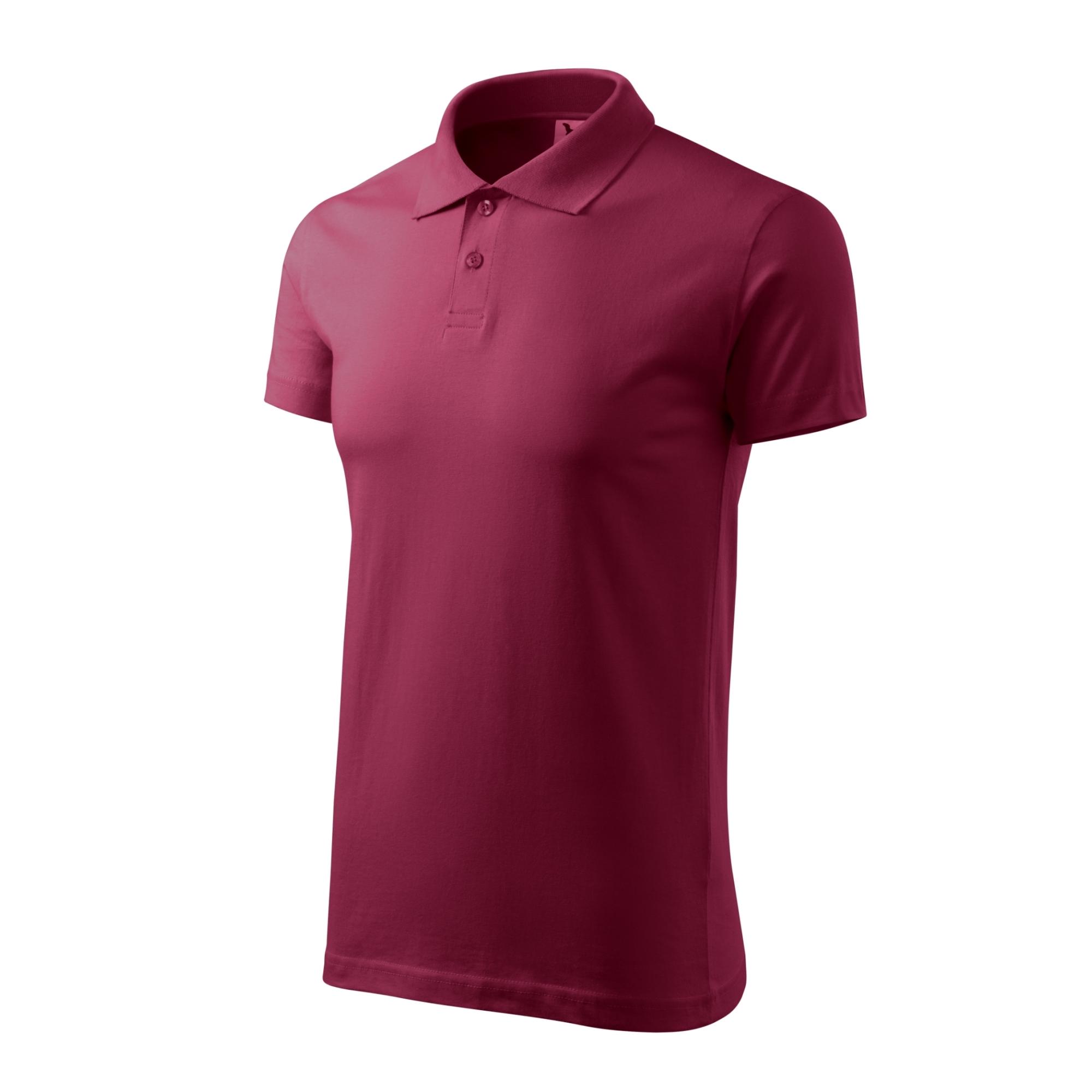Tricou polo pentru bărbaţi Single J. 202 Garnet M