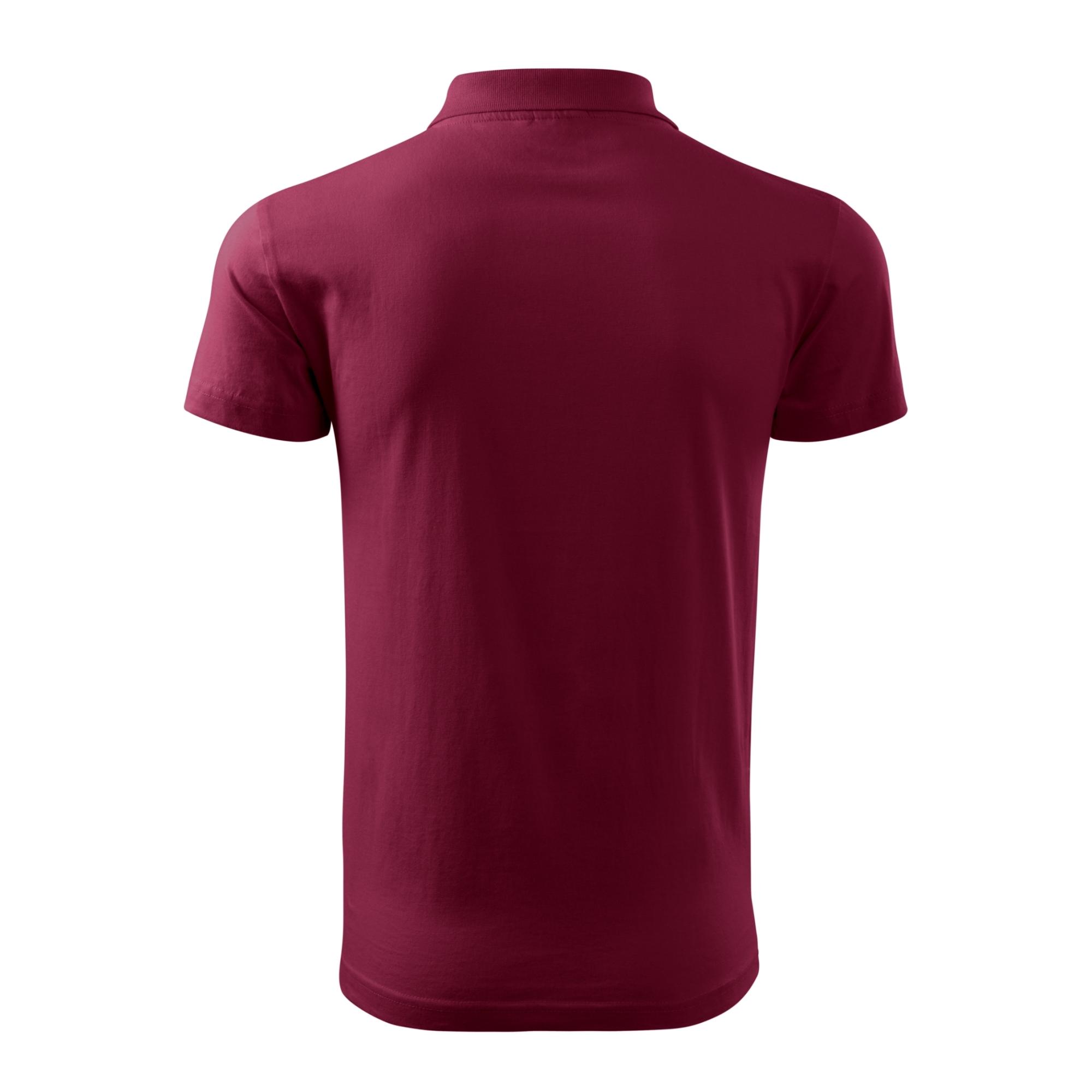 Tricou polo pentru bărbaţi Single J. 202 Garnet XXL