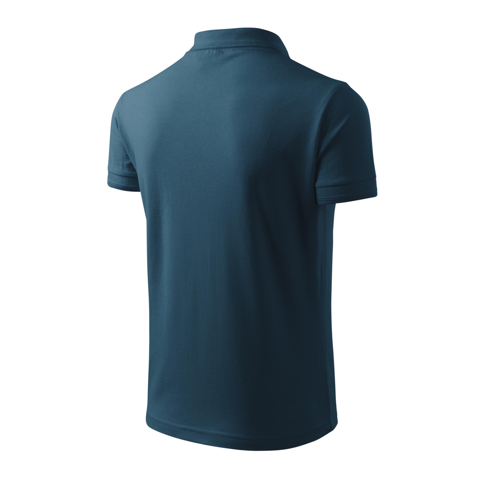 Tricou polo pentru bărbaţi Pique Polo 203 Albastru marin L