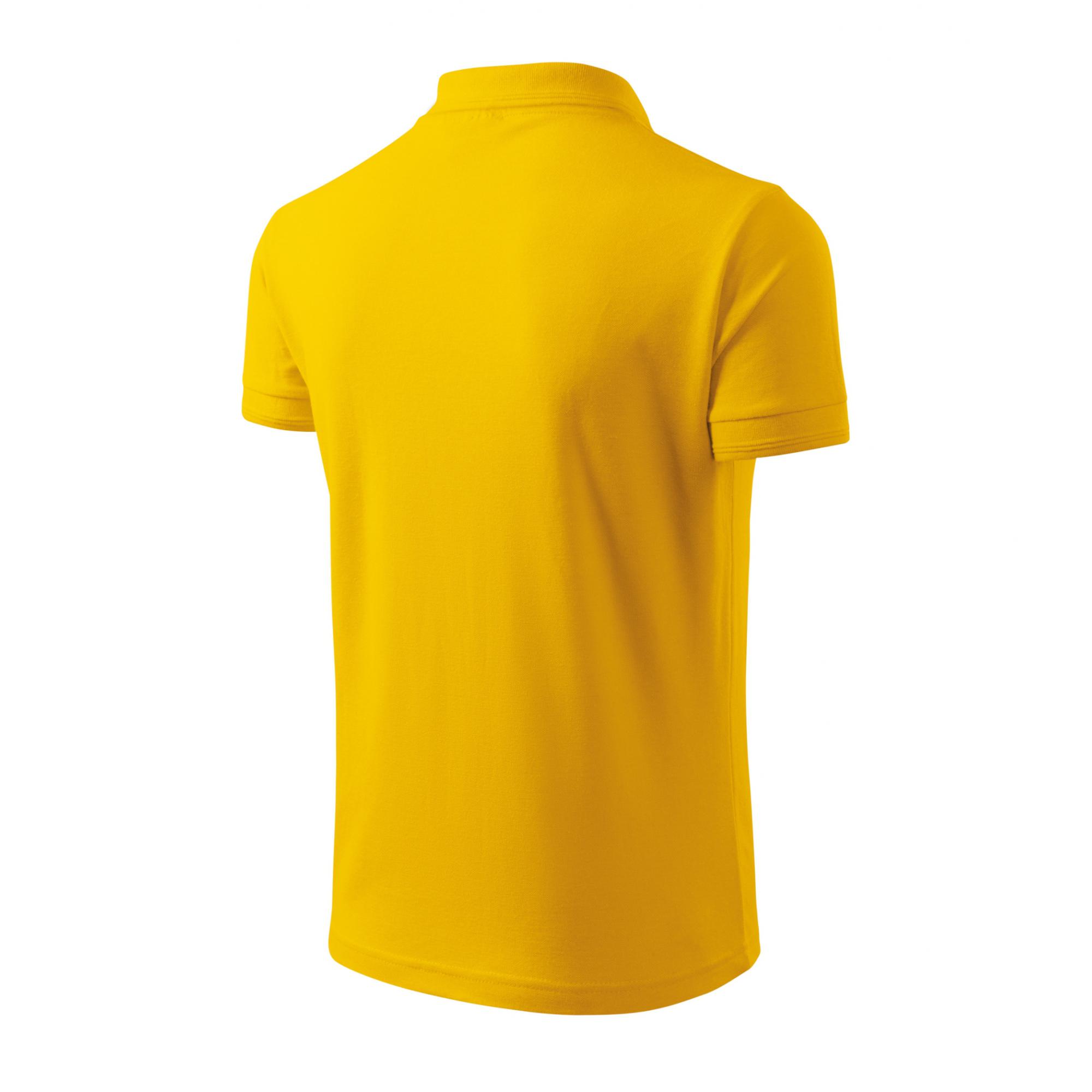 Tricou polo pentru bărbaţi Pique Polo 203 Galben M