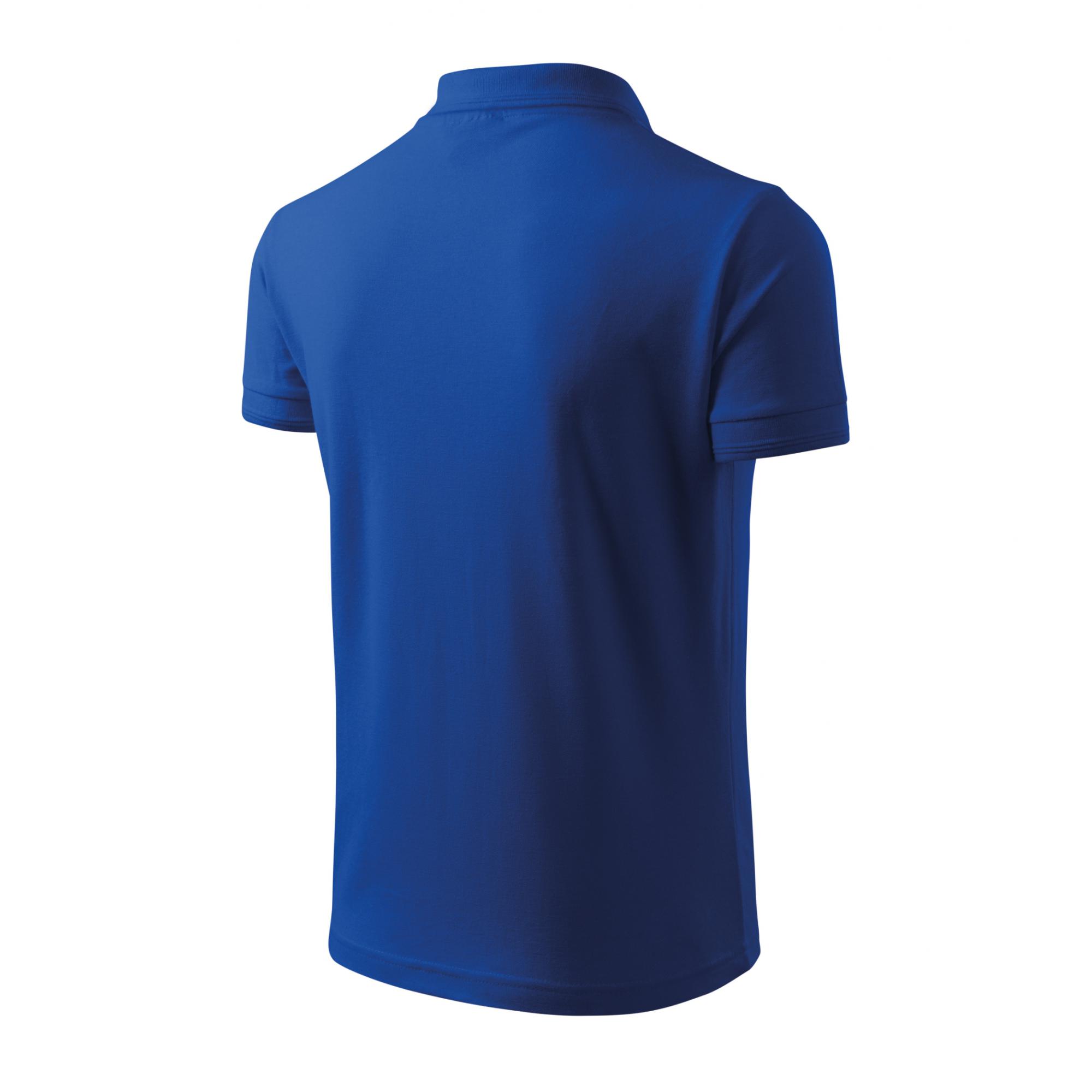 Tricou polo pentru bărbaţi Pique Polo 203 Albastru regal M