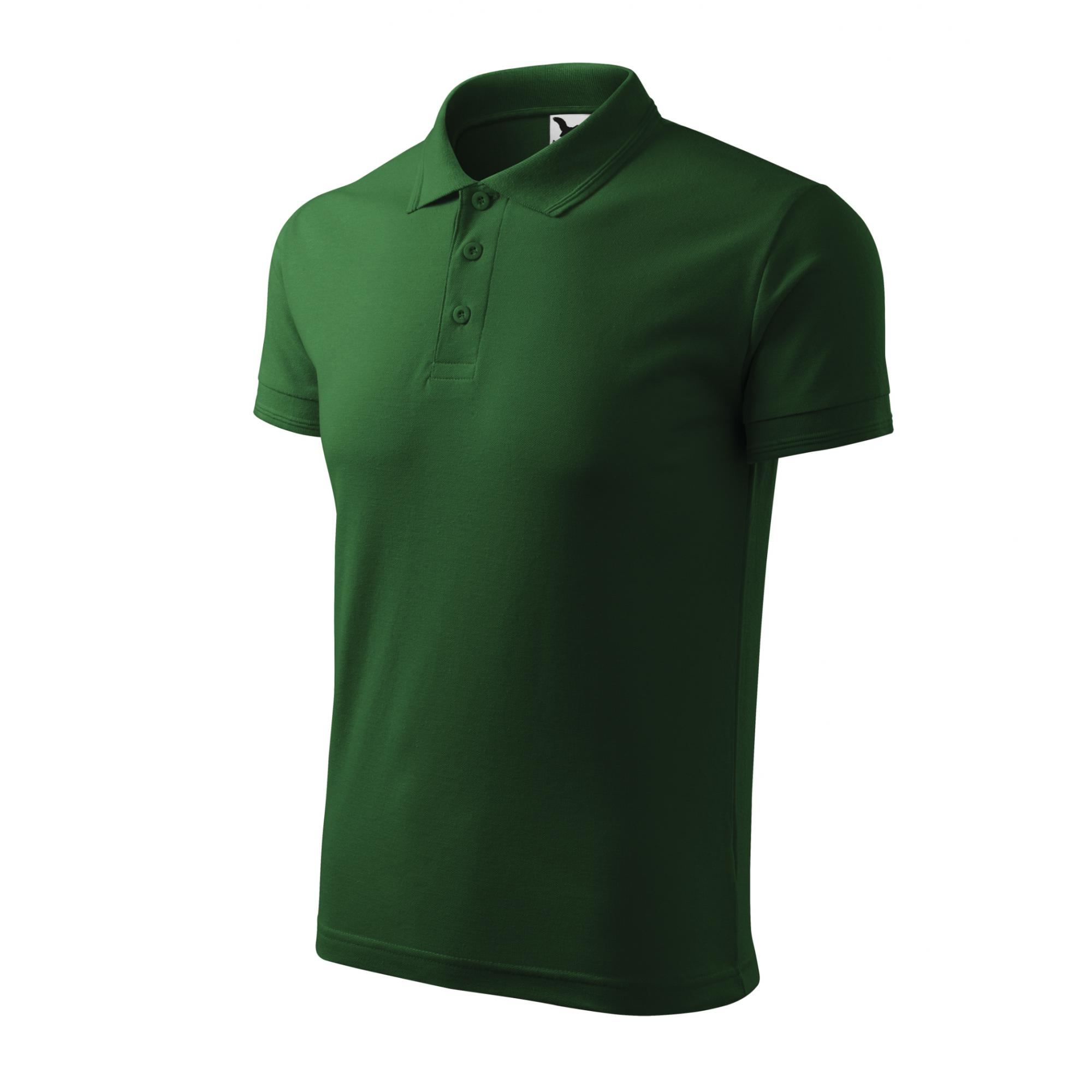 Tricou polo pentru bărbaţi Pique Polo 203 Verde sticla 4XL