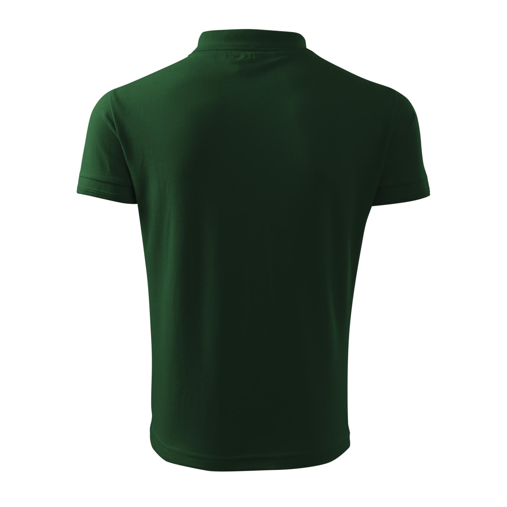 Tricou polo pentru bărbaţi Pique Polo 203 Verde sticla M