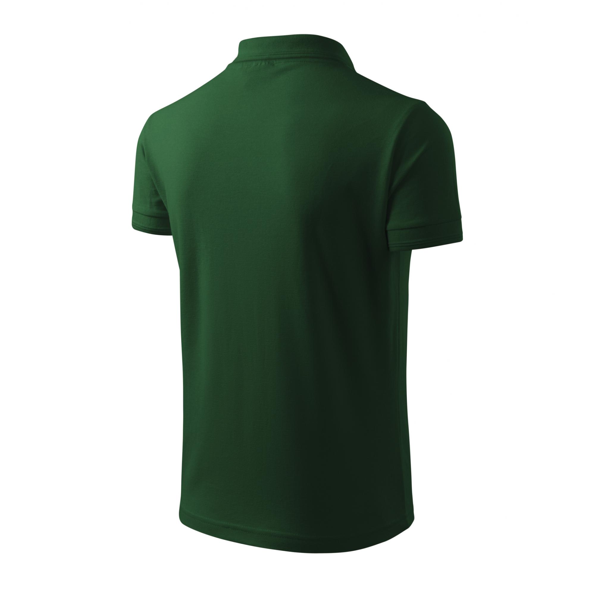 Tricou polo pentru bărbaţi Pique Polo 203 Verde sticla M