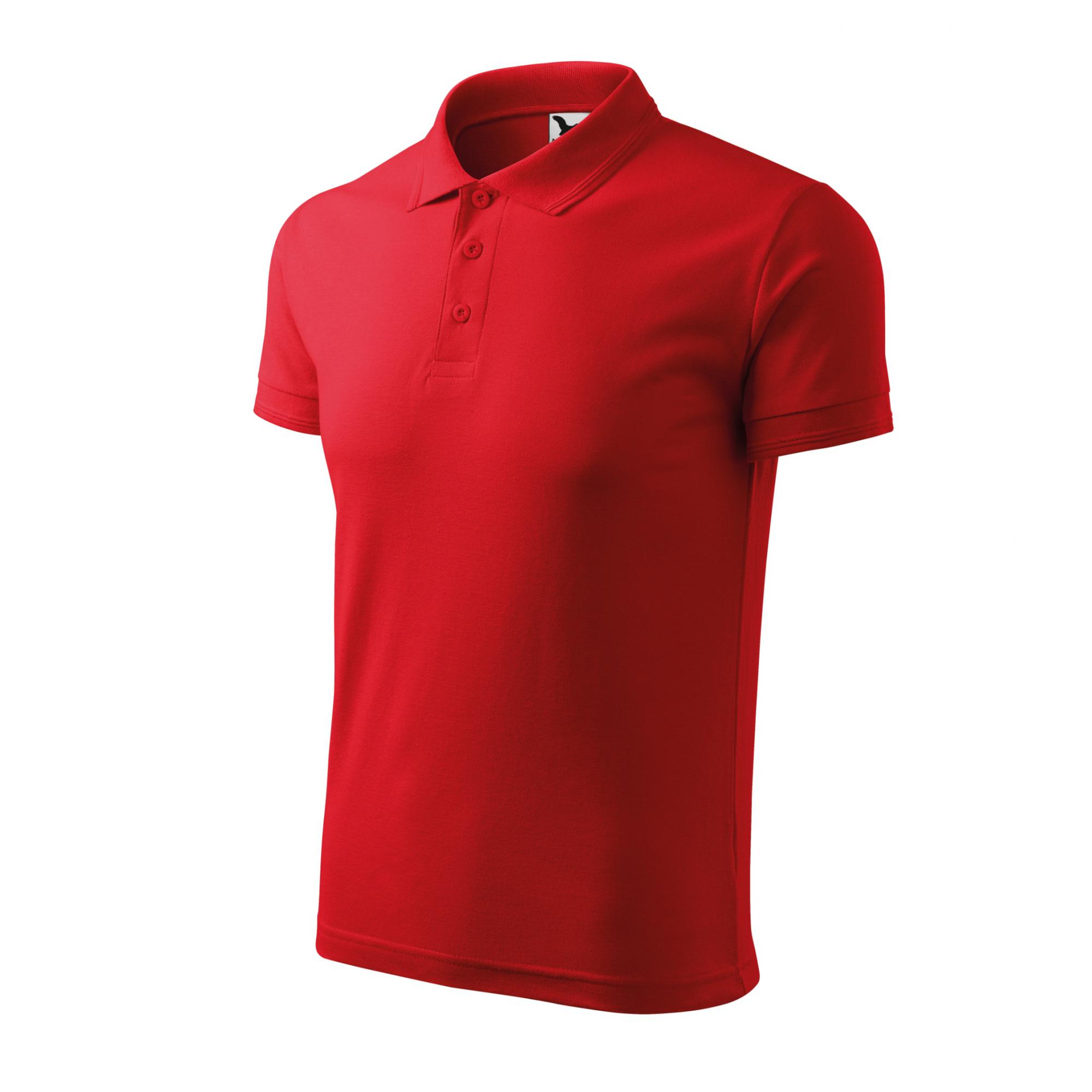 Tricou polo pentru bărbaţi Pique Polo 203 Rosu 4XL