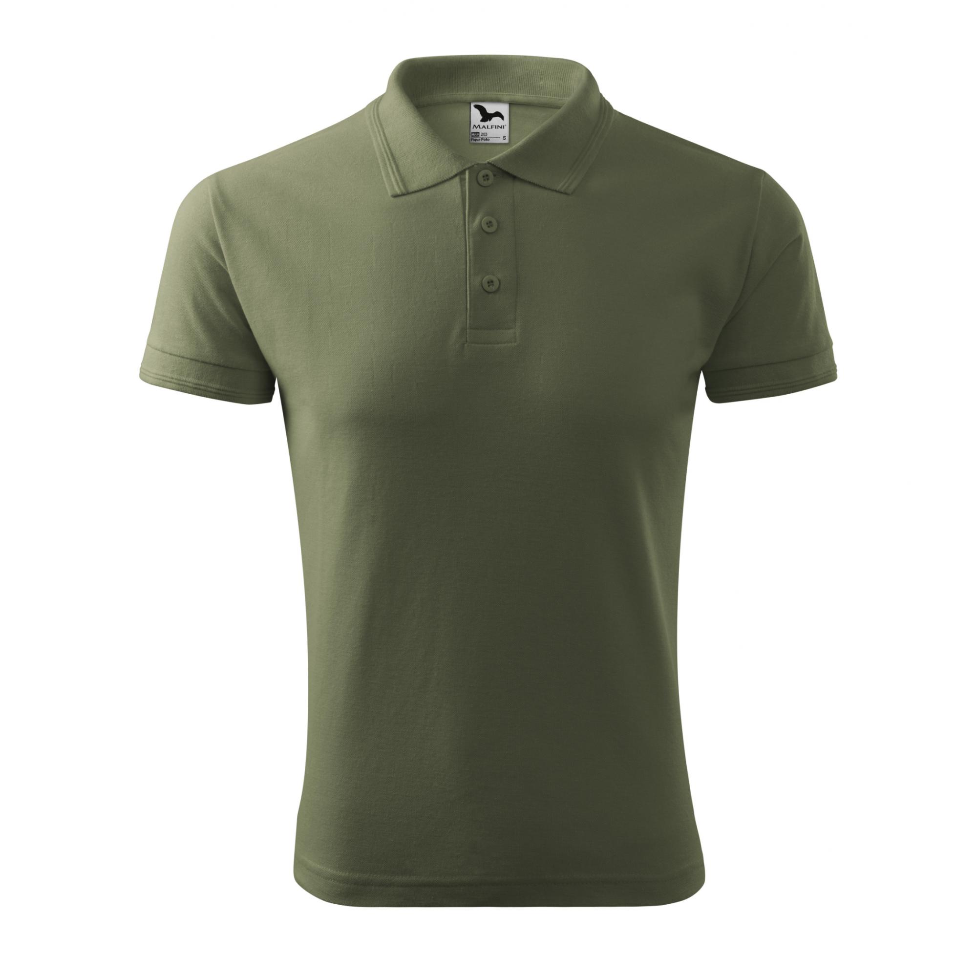 Tricou polo pentru bărbaţi Pique Polo 203 Khaki S