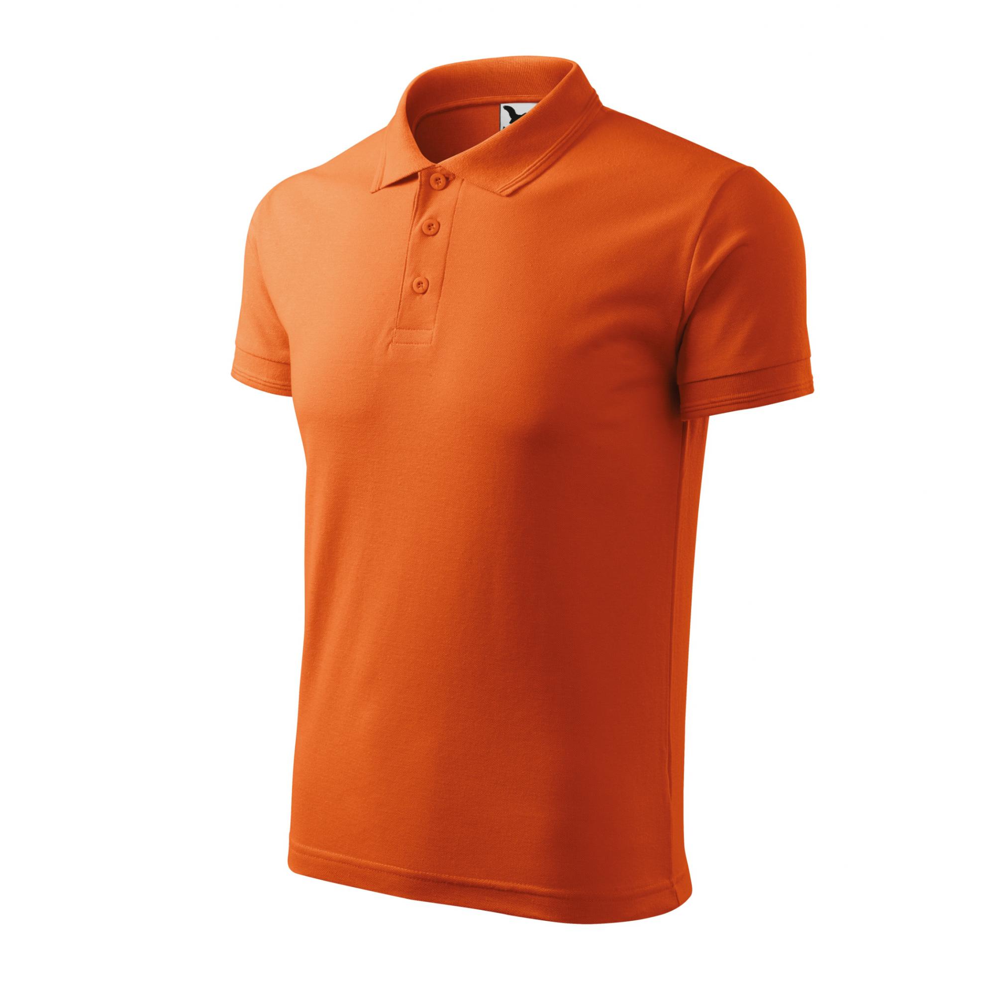Tricou polo pentru bărbaţi Pique Polo 203 Portocaliu 3XL