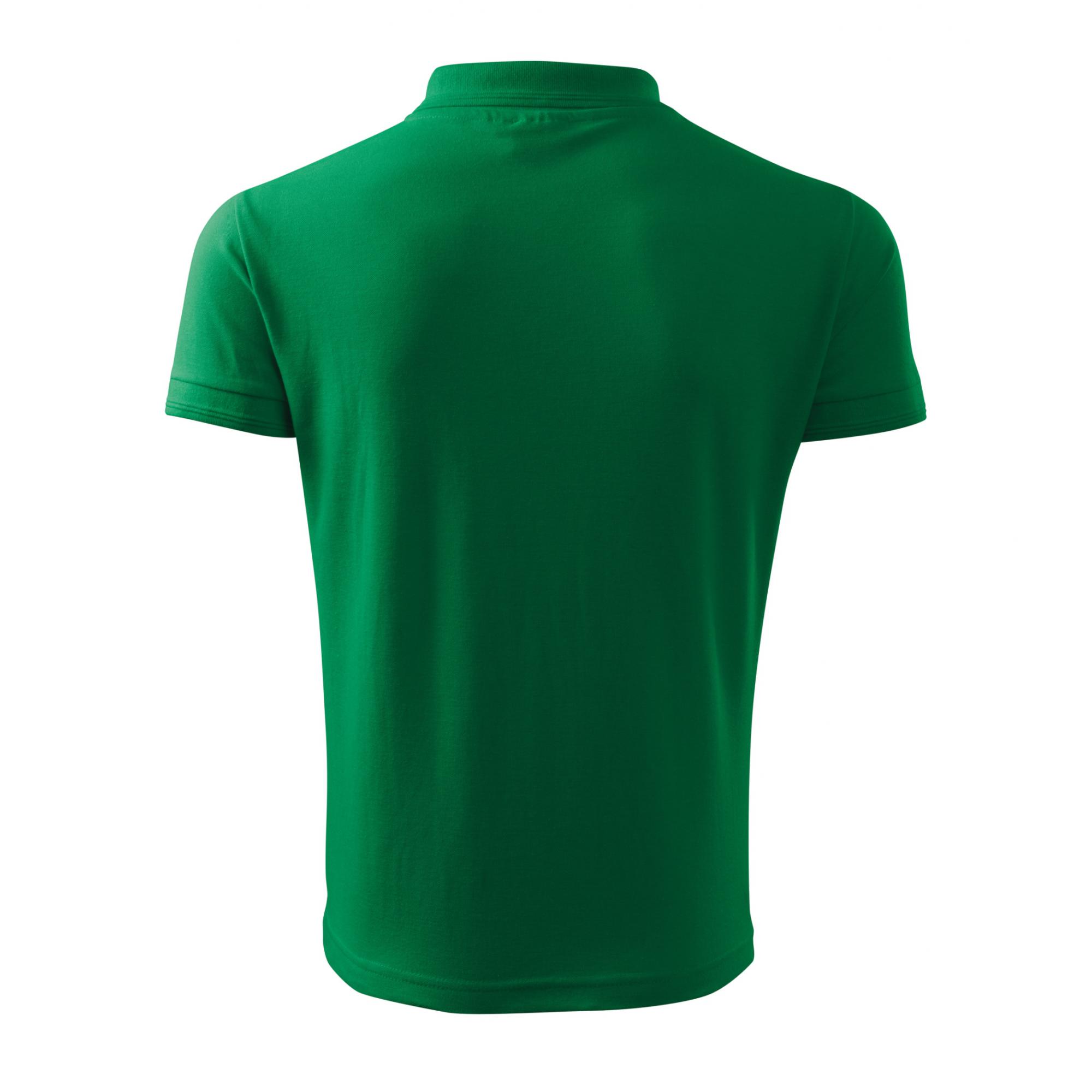 Tricou polo pentru bărbaţi Pique Polo 203 Verde mediu M