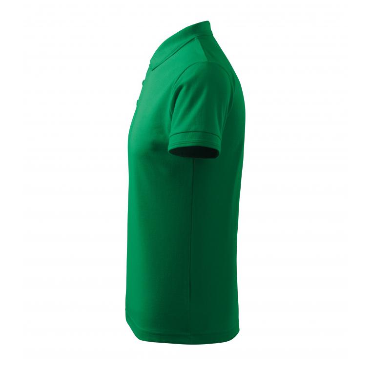 Tricou polo pentru bărbaţi Pique Polo 203 Verde mediu M