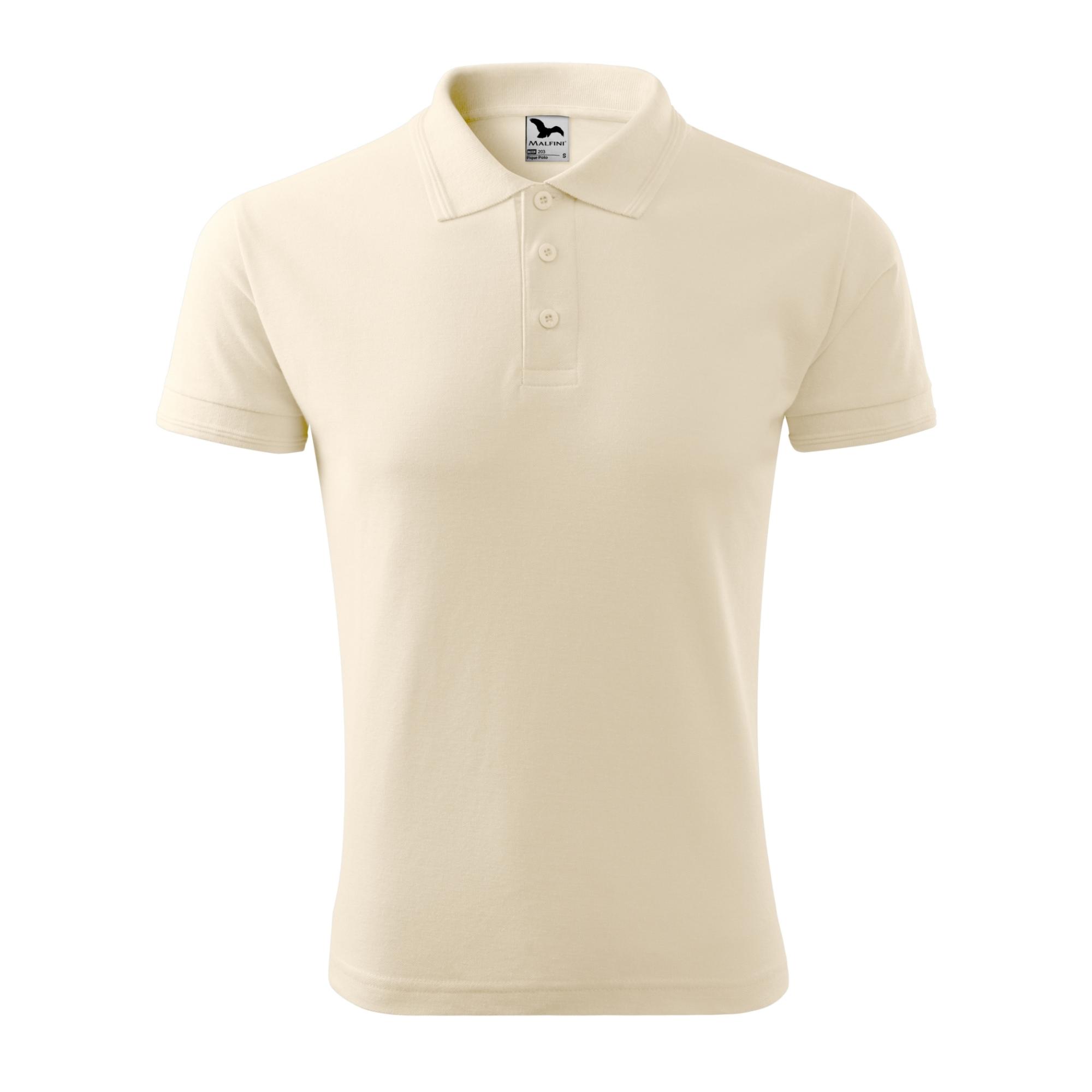 Tricou polo pentru bărbaţi Pique Polo 203 Migdală 3XL